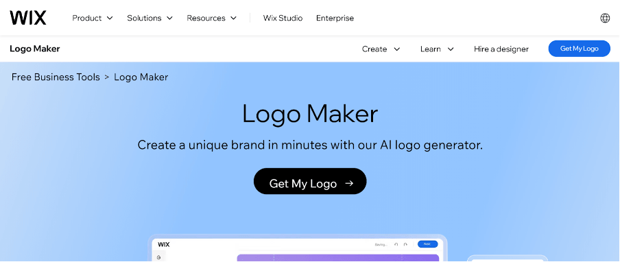 Wix logo maker