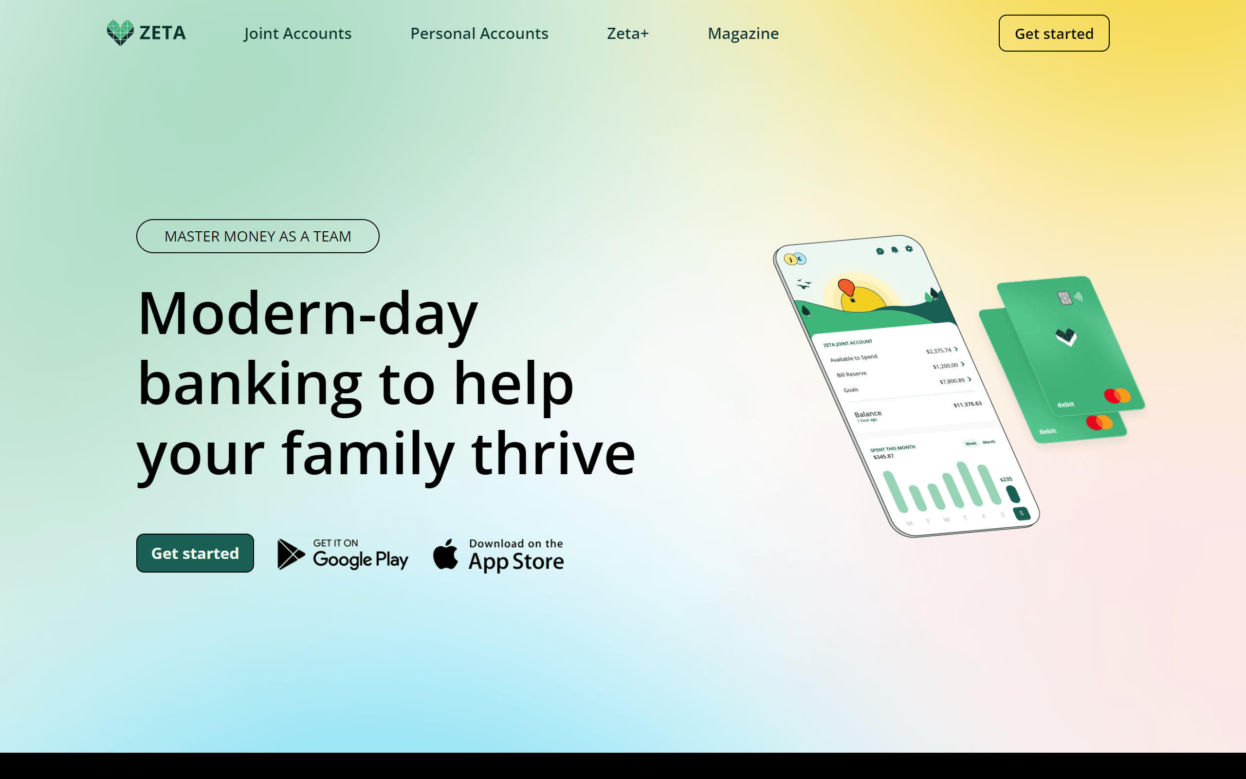 Zeta budgeting app