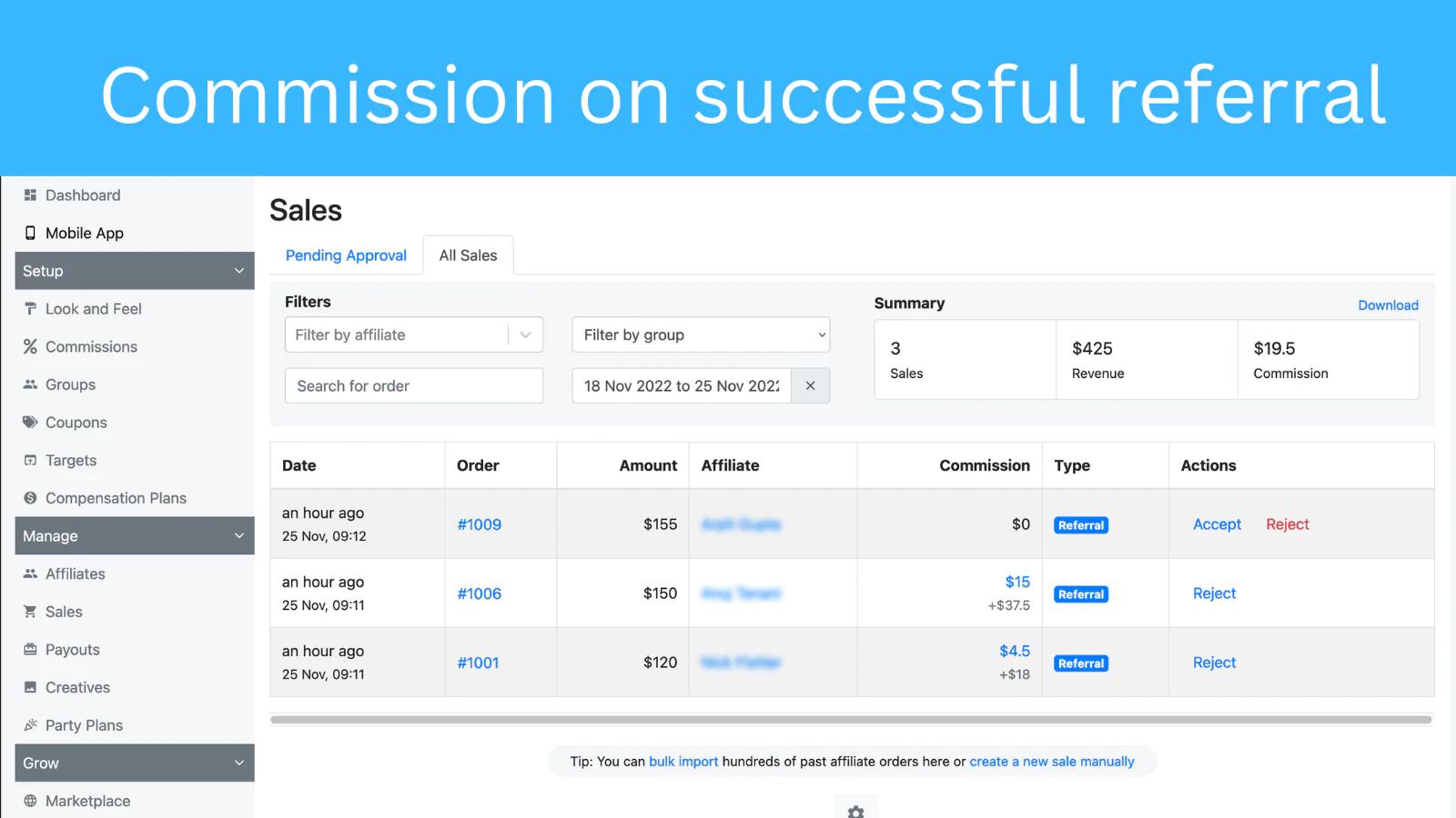 GOAFFPRO β Affiliate Marketing Shopify App