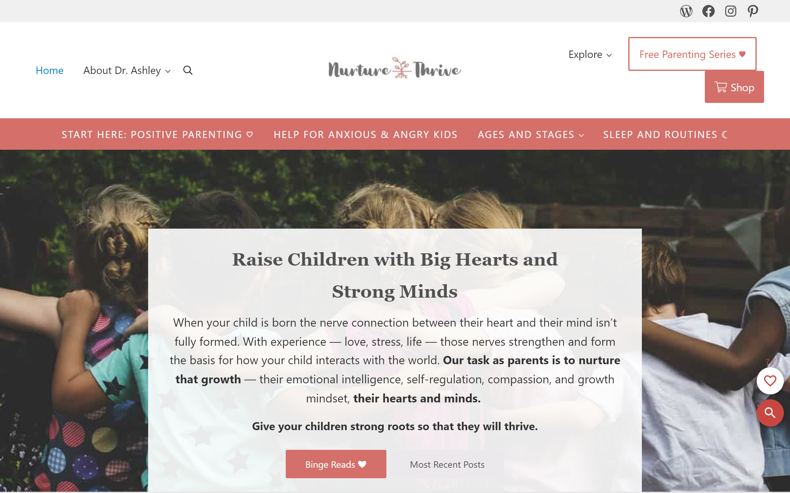 nurture & thrive parenting blog