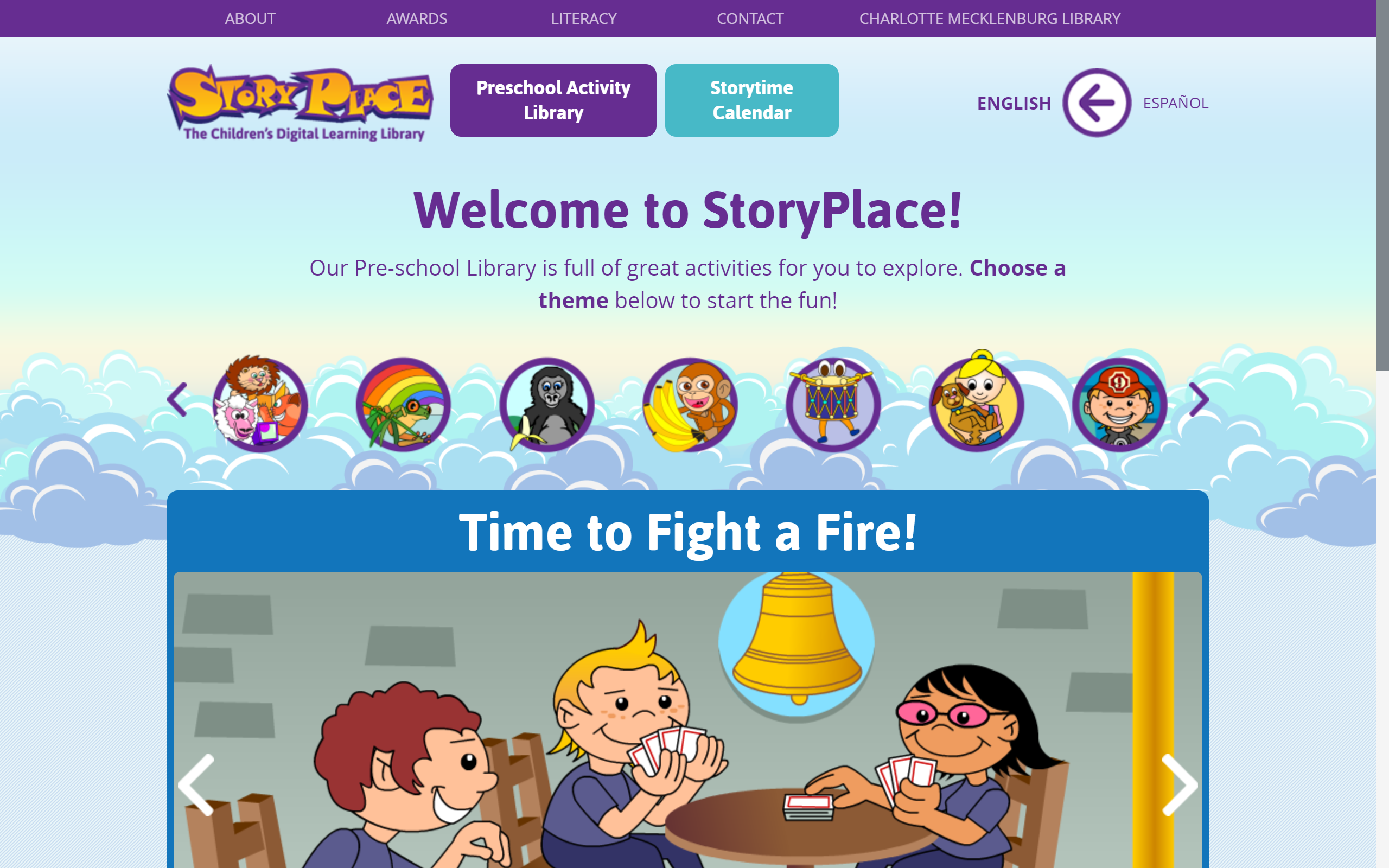 StoryPlace Reading Website