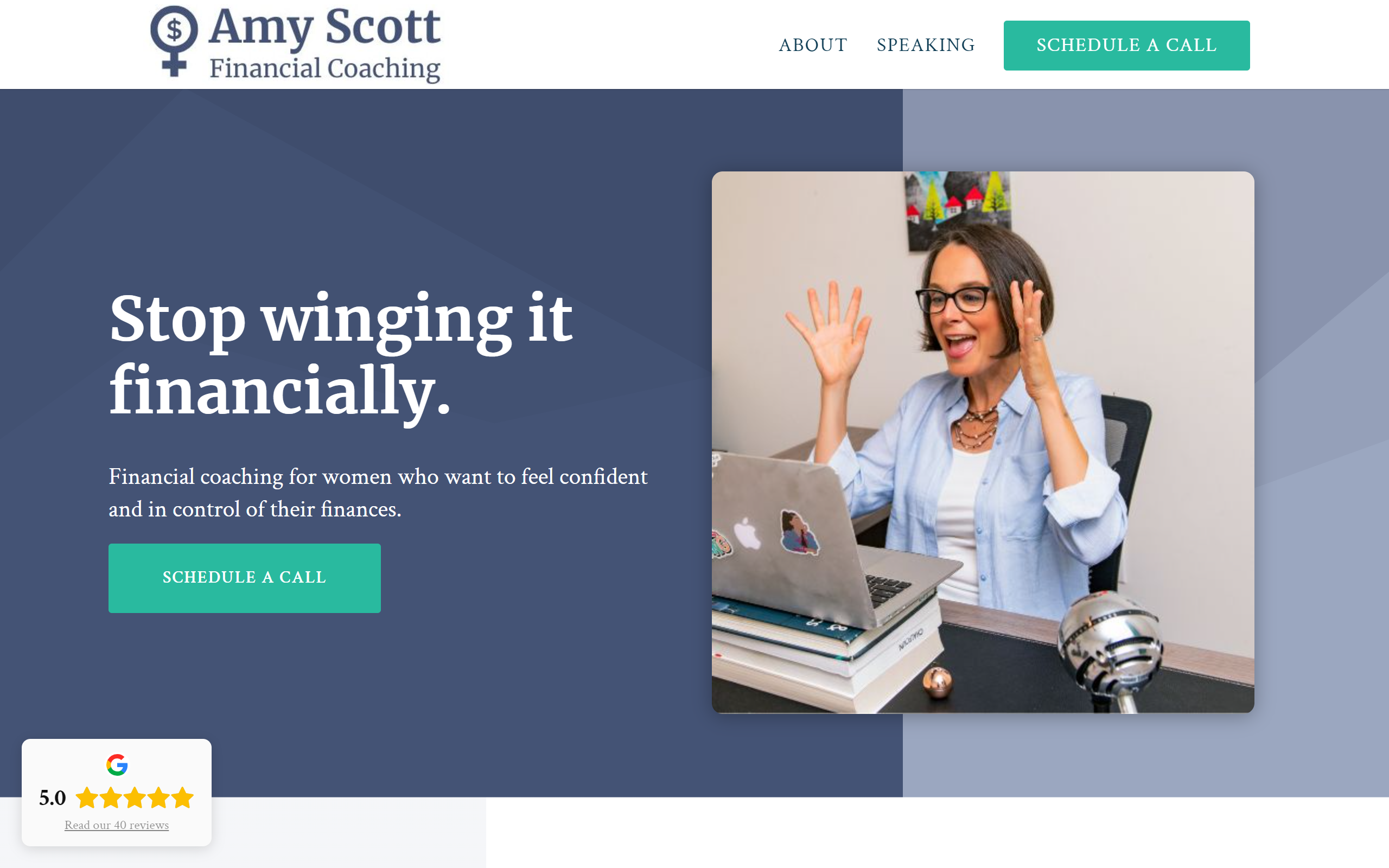 Amy Scott Financial Coaching Coaching Website