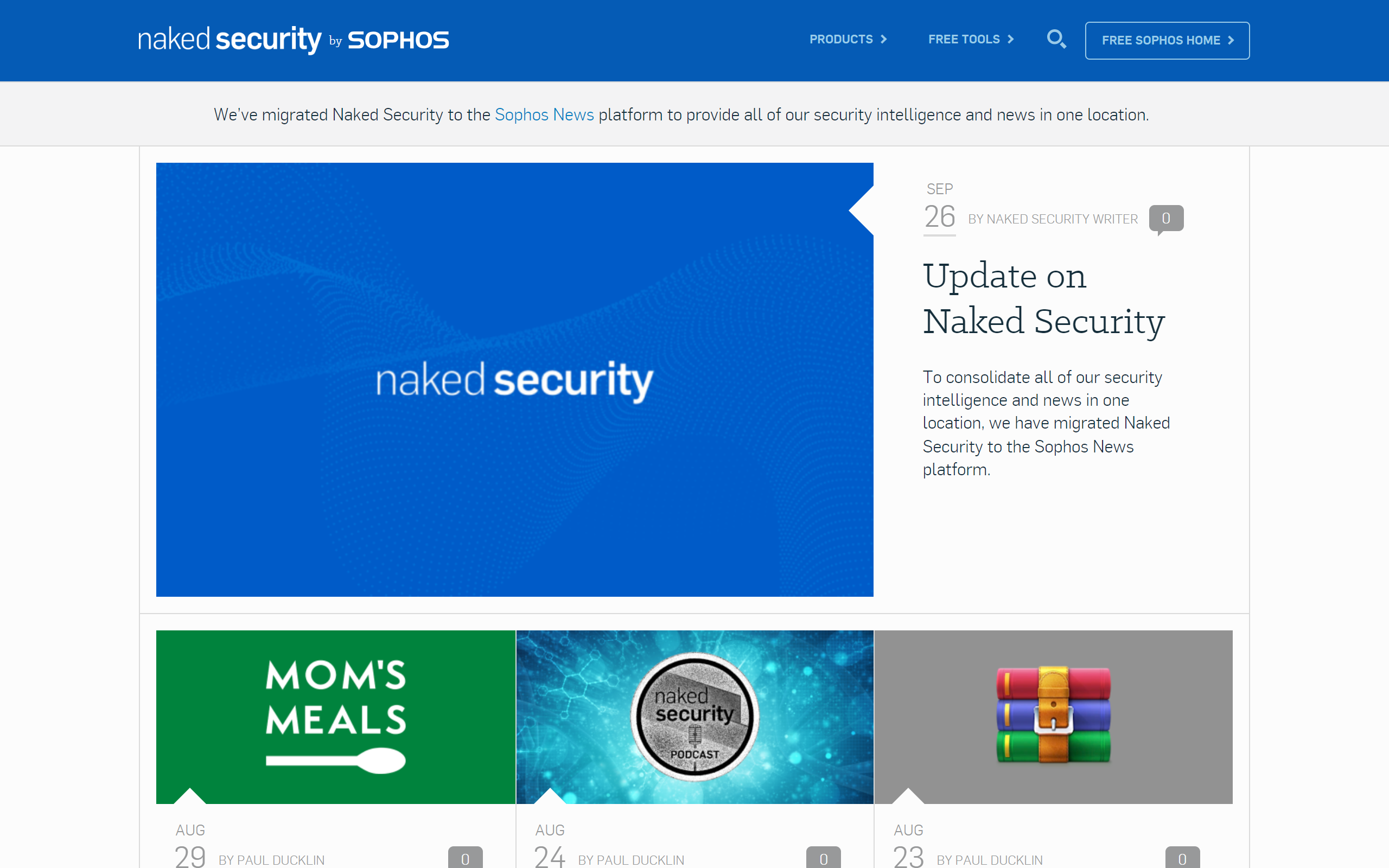 Naked Security cybersecurity blog 