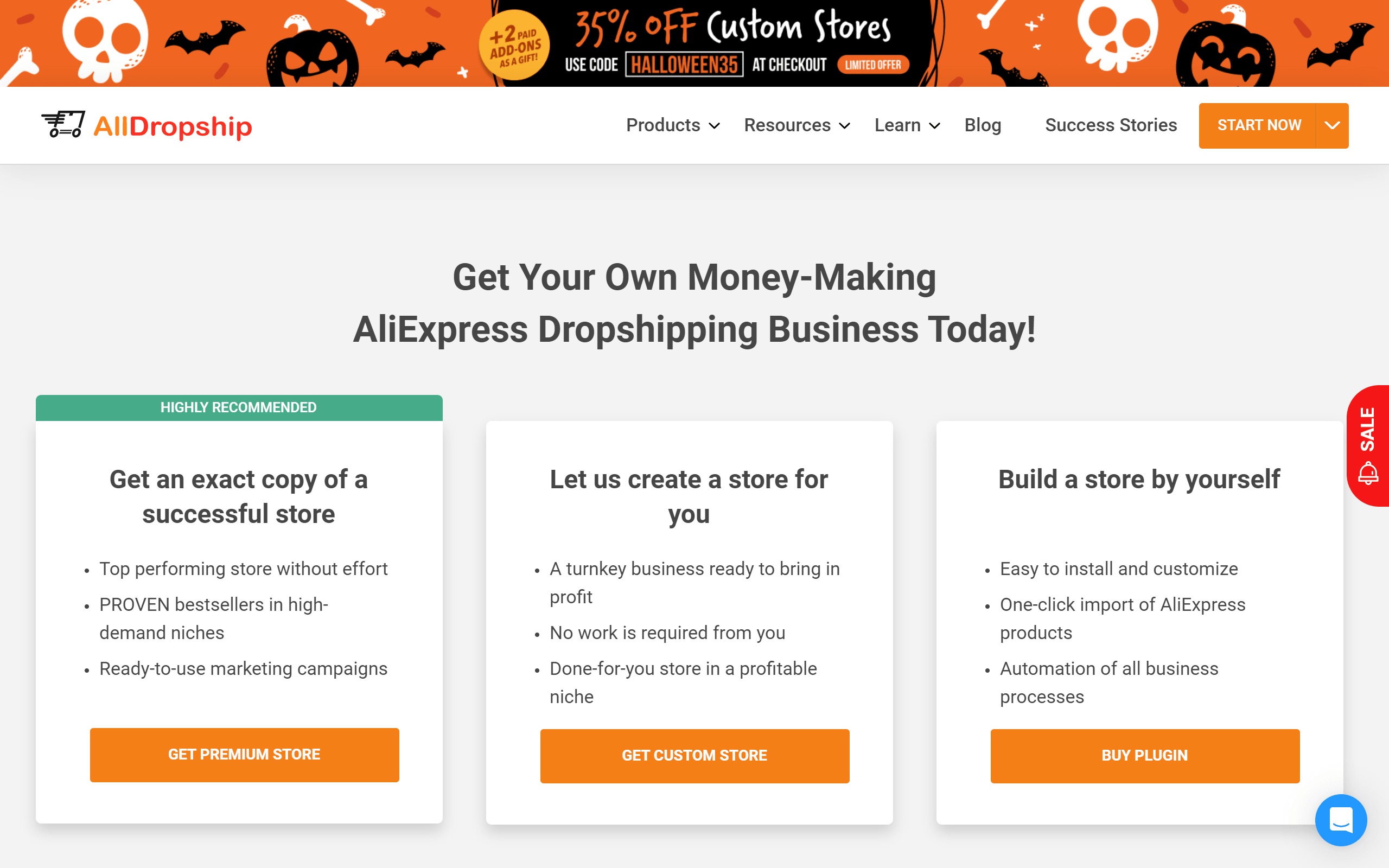 AliDropship dropshipping website