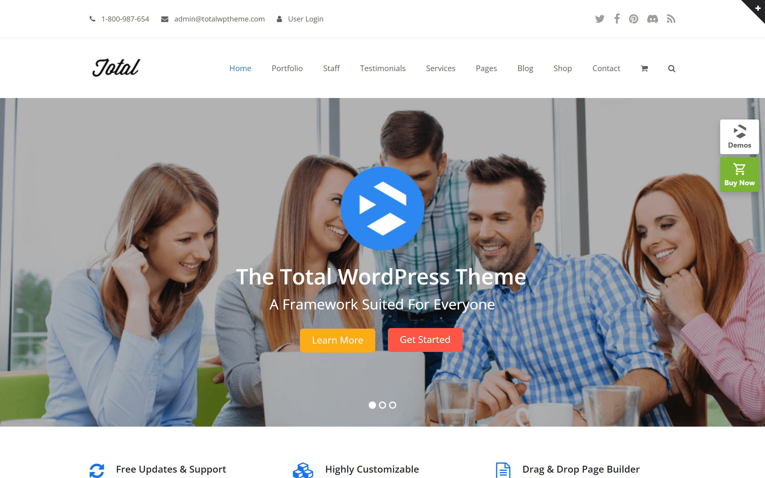 Total WordPress theme