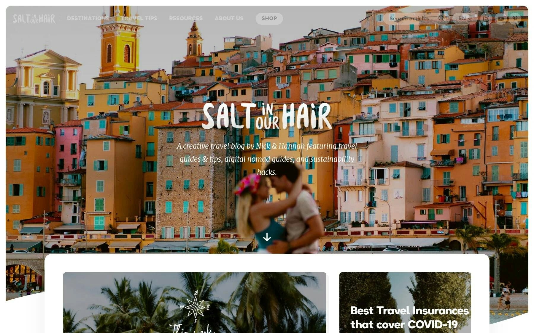 Salt in Our Hair travel blog