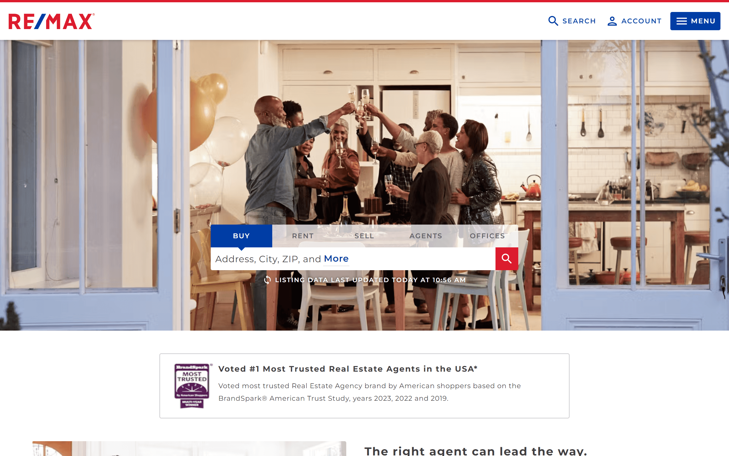 Remax Real Estate Website