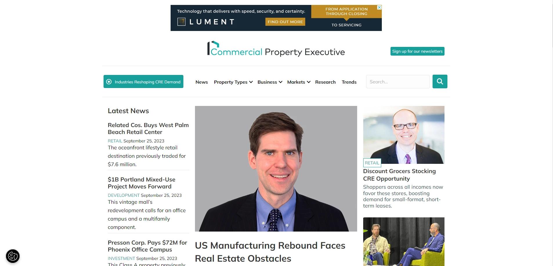 Commercial Property Executive real estate blog