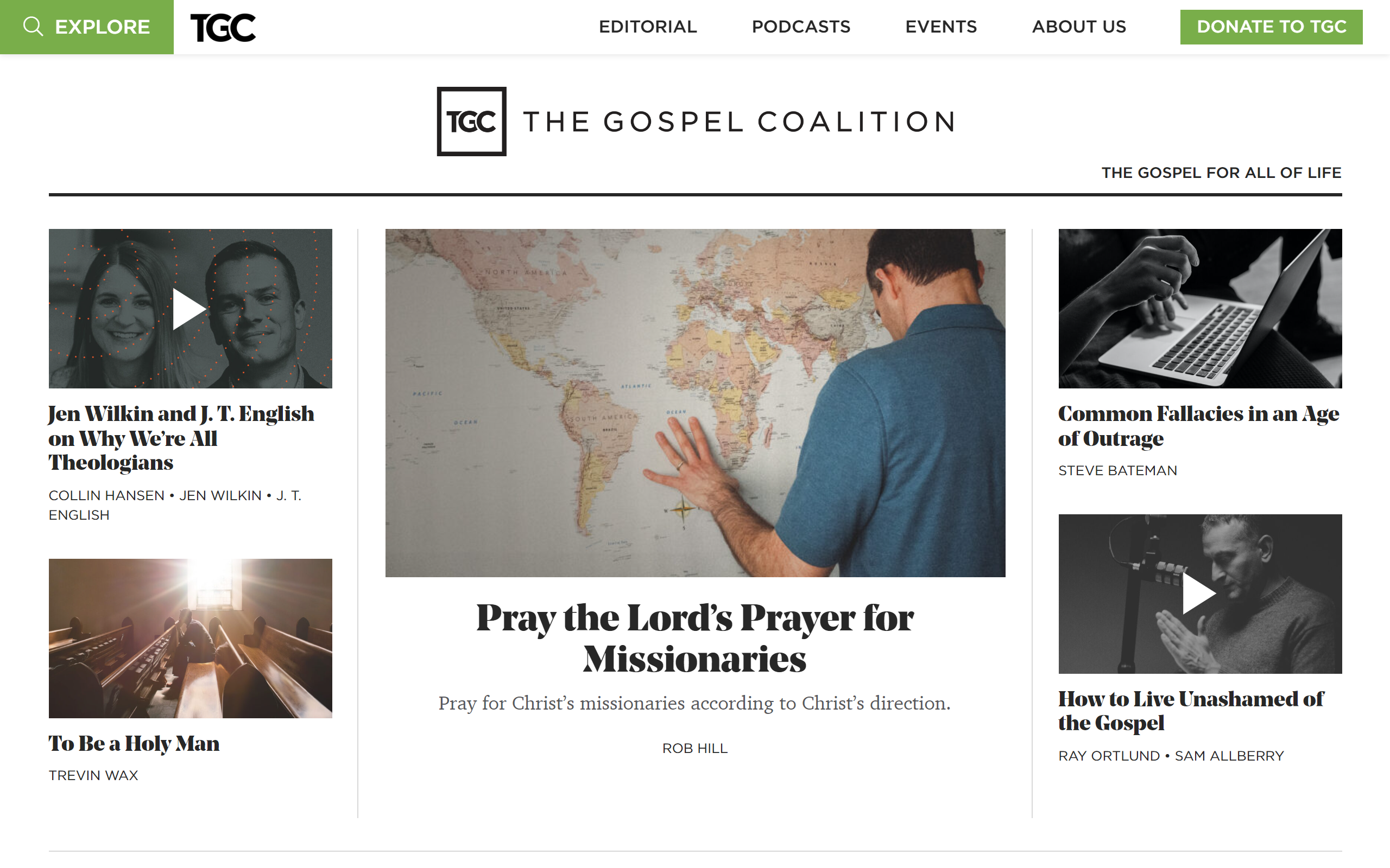 The Gospel Coalition Christian Blog