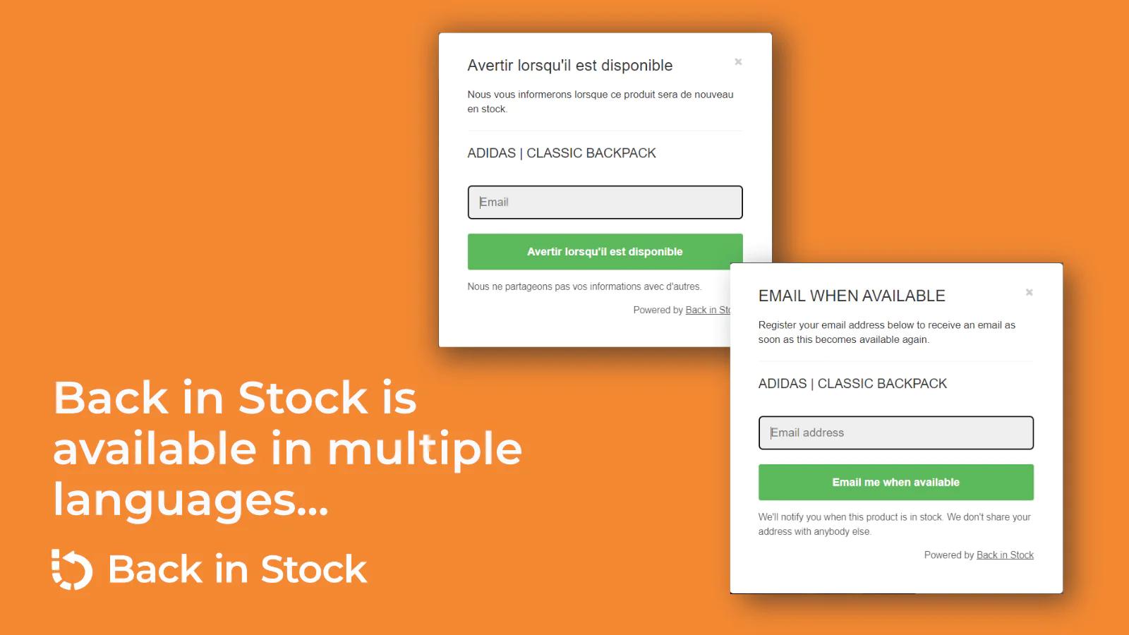 Back in Stock: Restock Alerts Shopify App