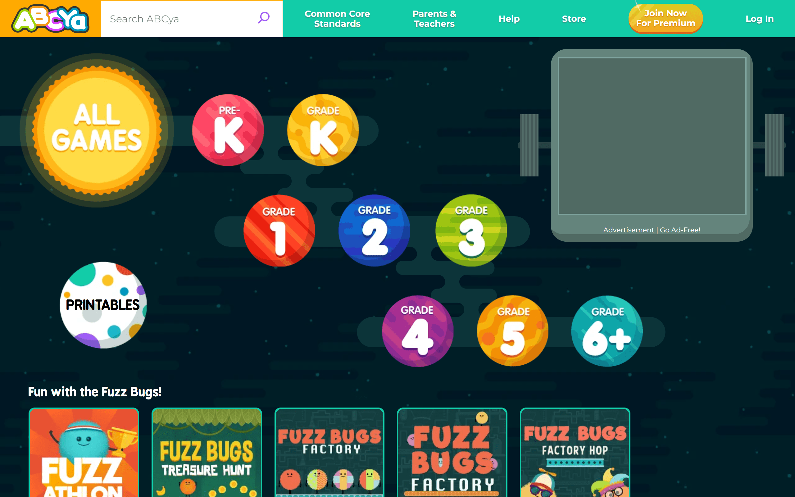 ABCYa Reading Website