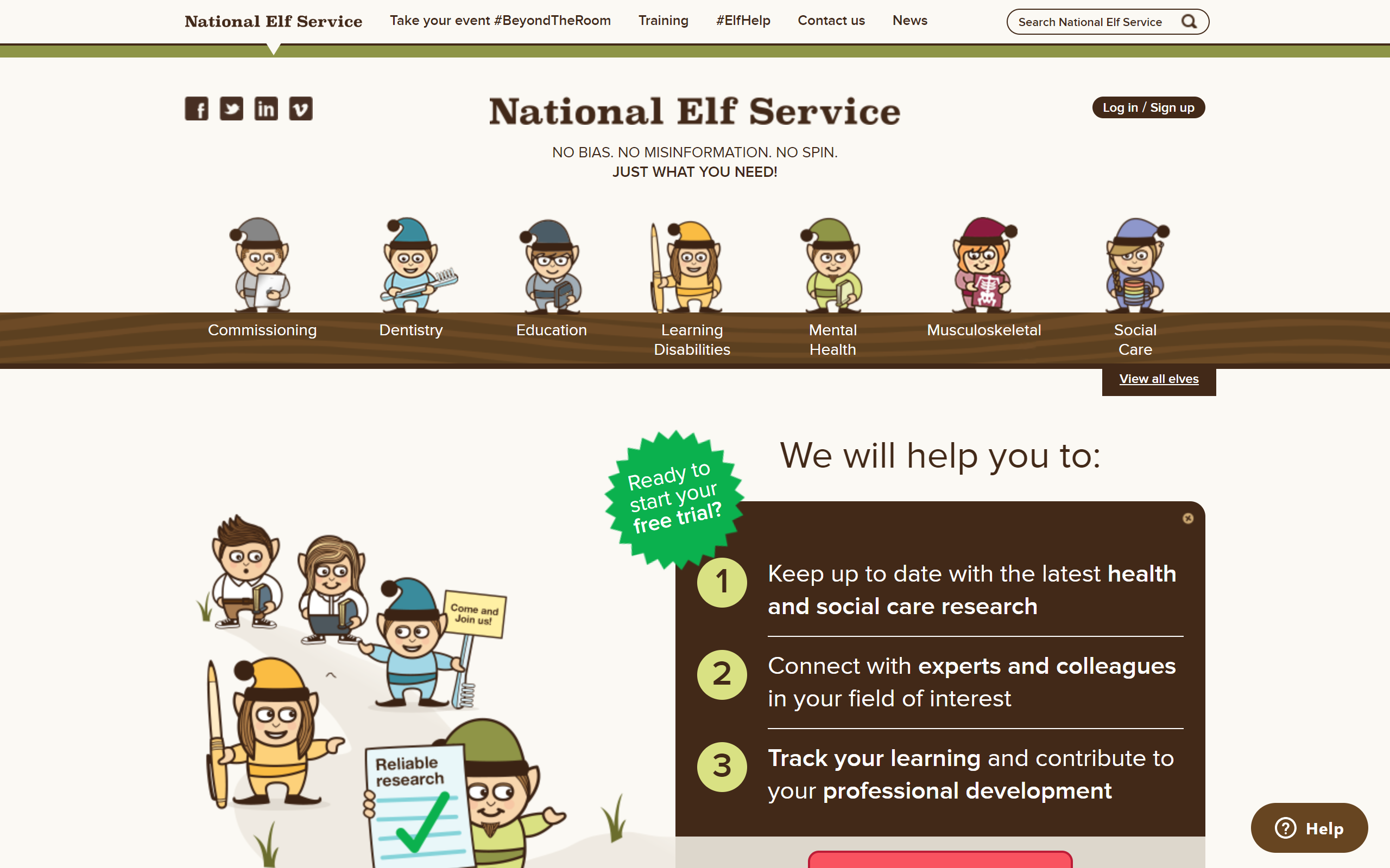 National Elf Service mental health blog