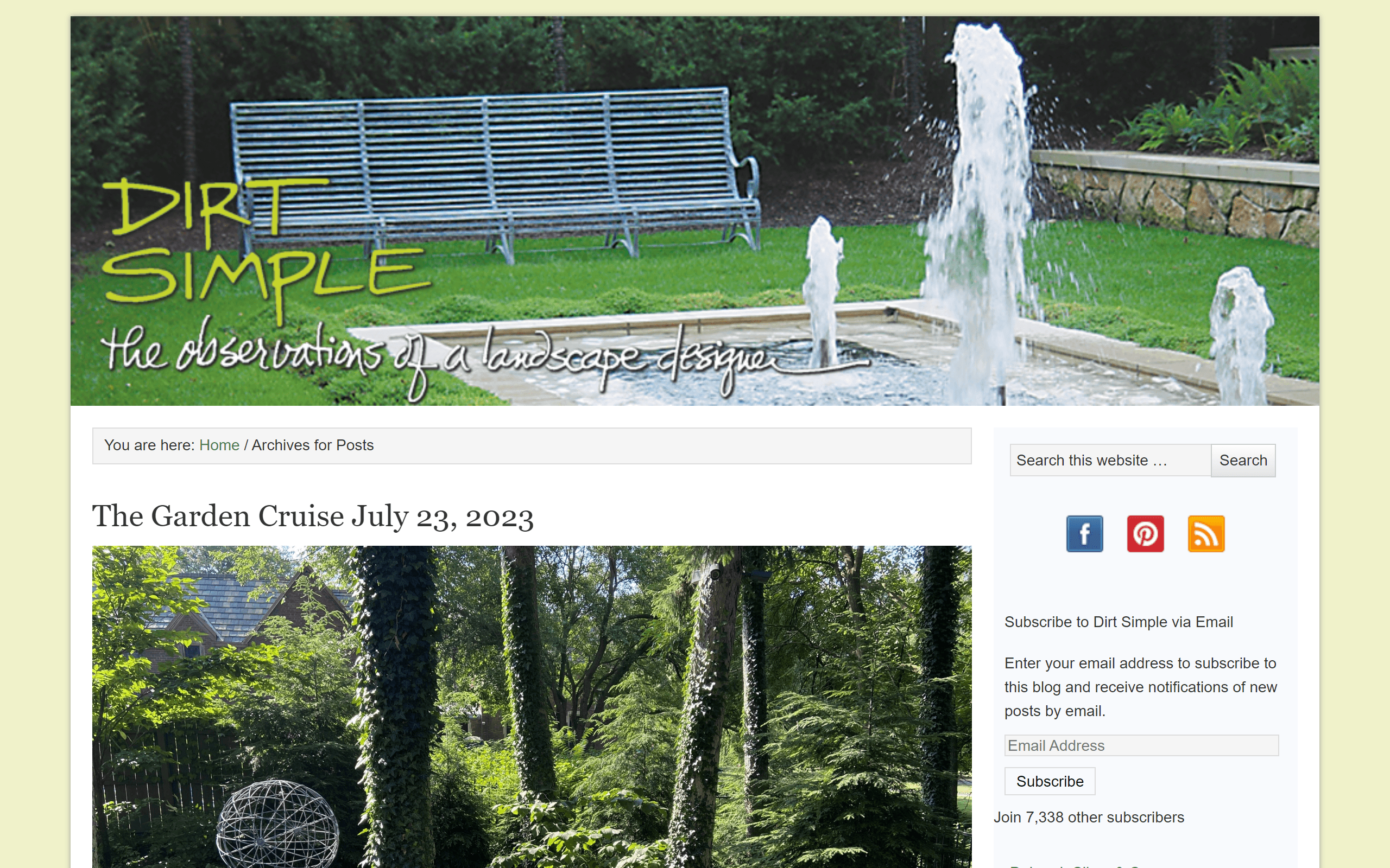 Dirt Simple gardening blog