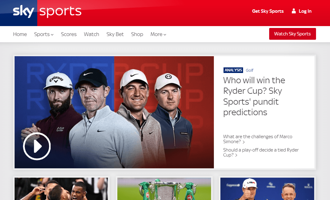 SkySports blog