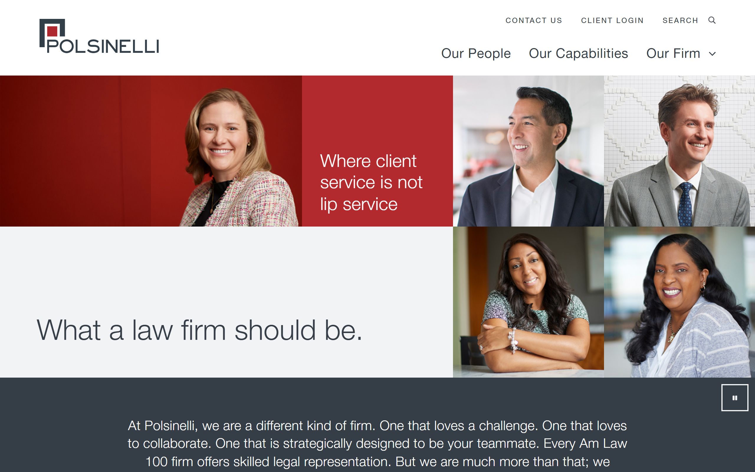 Polsinelli law firm website
