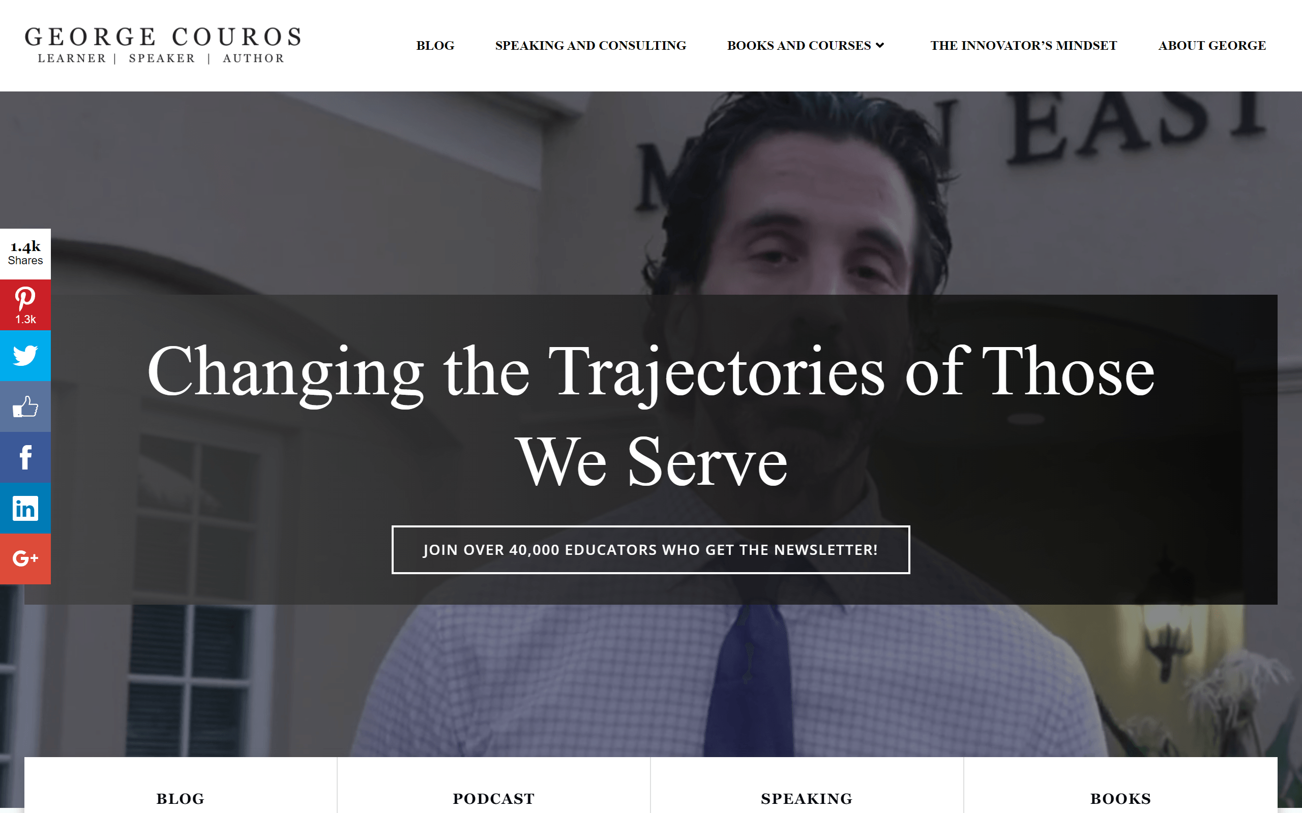 George Couros Blog teacher blog