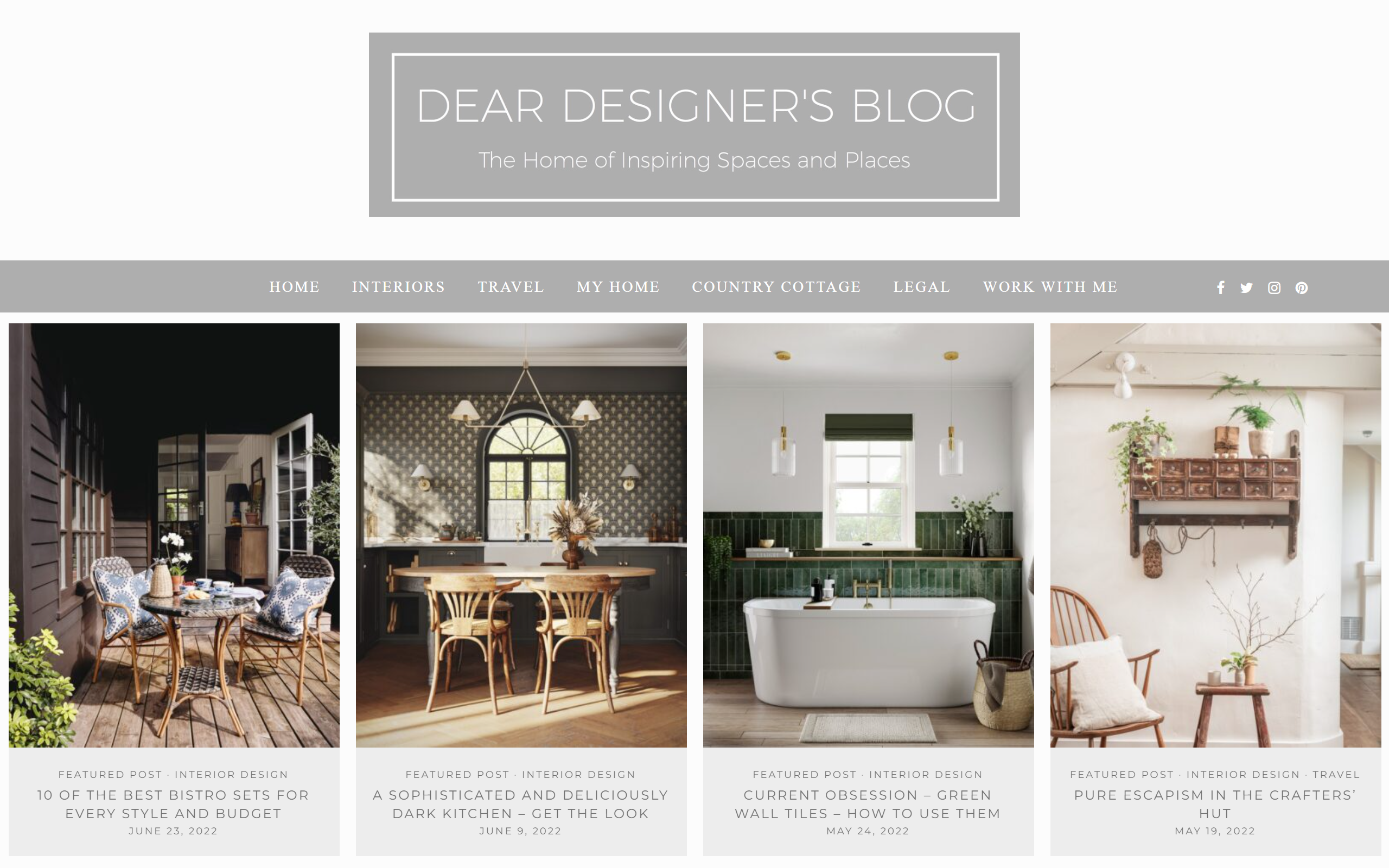 Dear Designer interior design blog