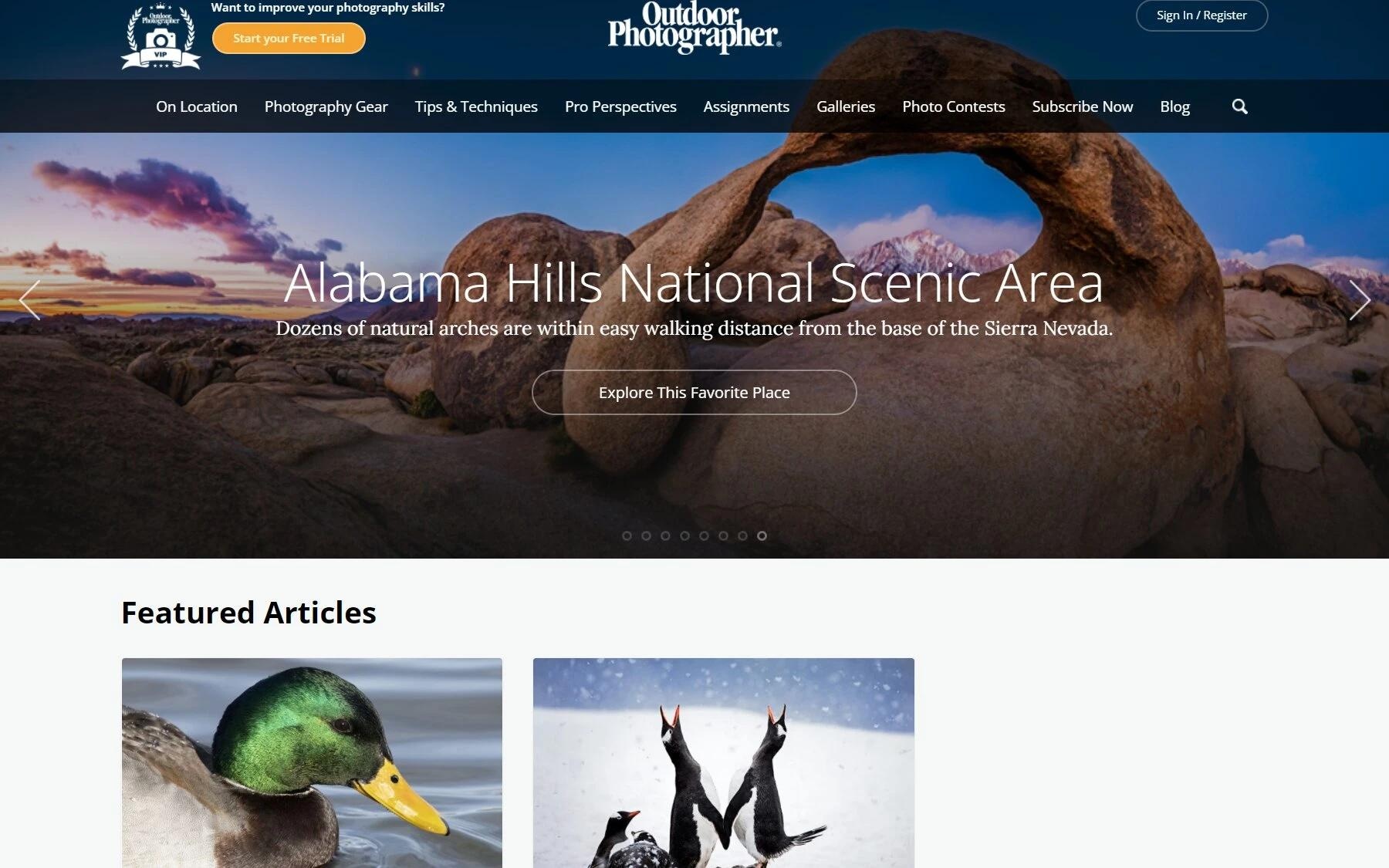 Outdoor Photographer photography blog