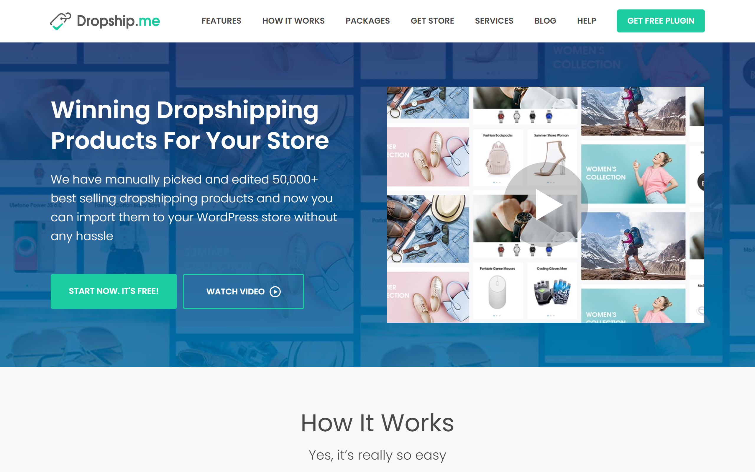DropshipMe dropshipping website
