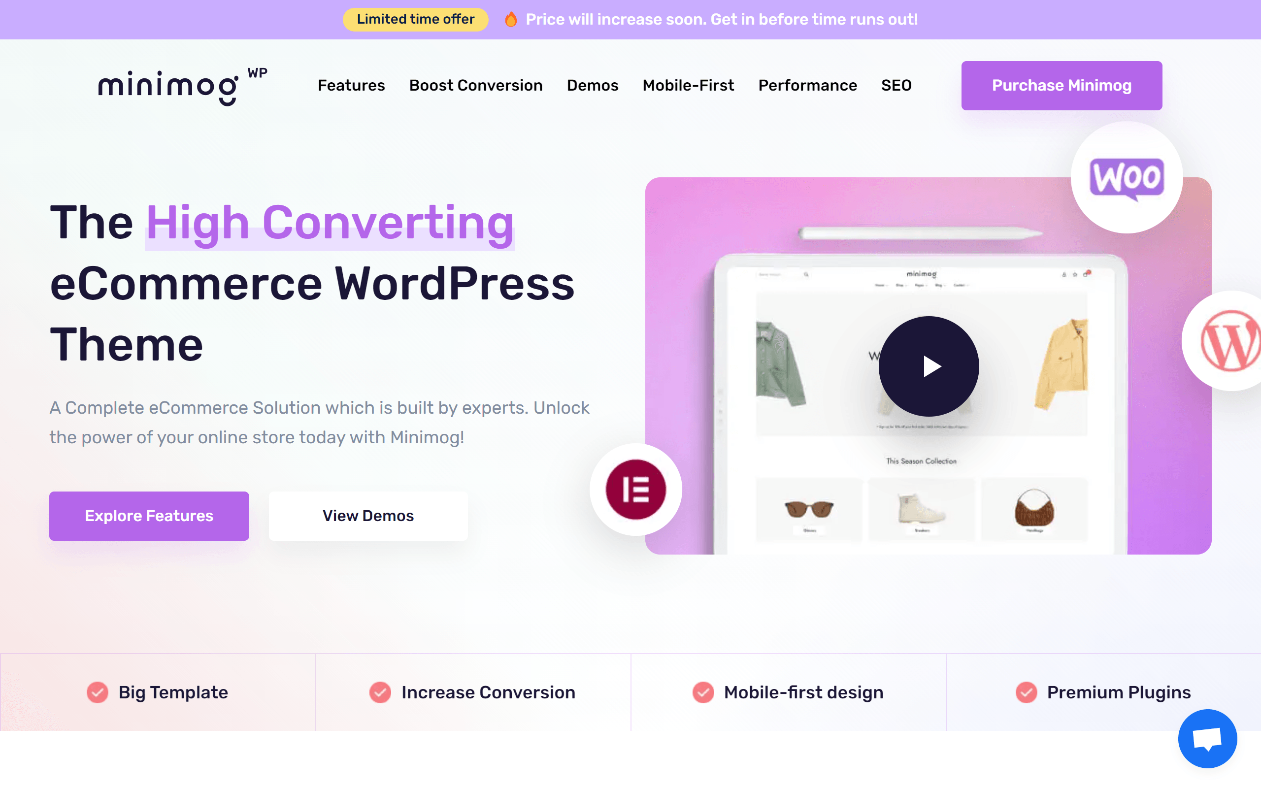 minimog wordpress ecommerce theme