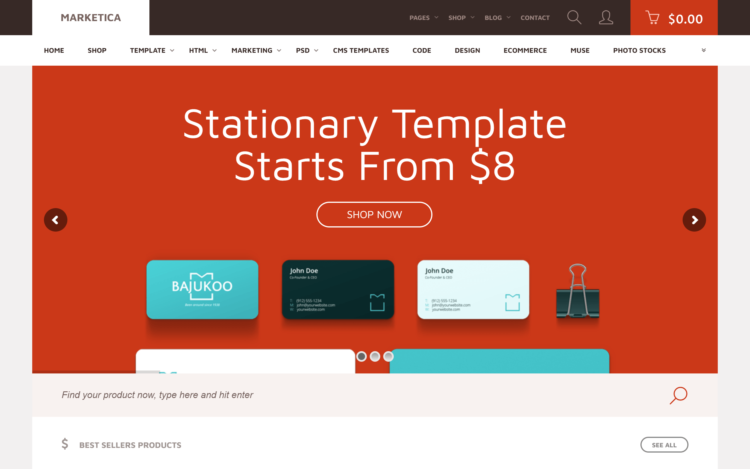 marketica wordpress ecommerce theme