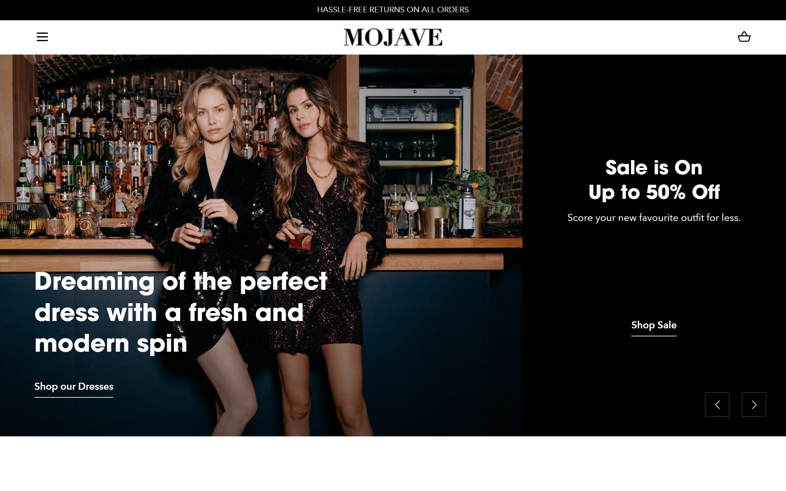 Mojave Shopify theme