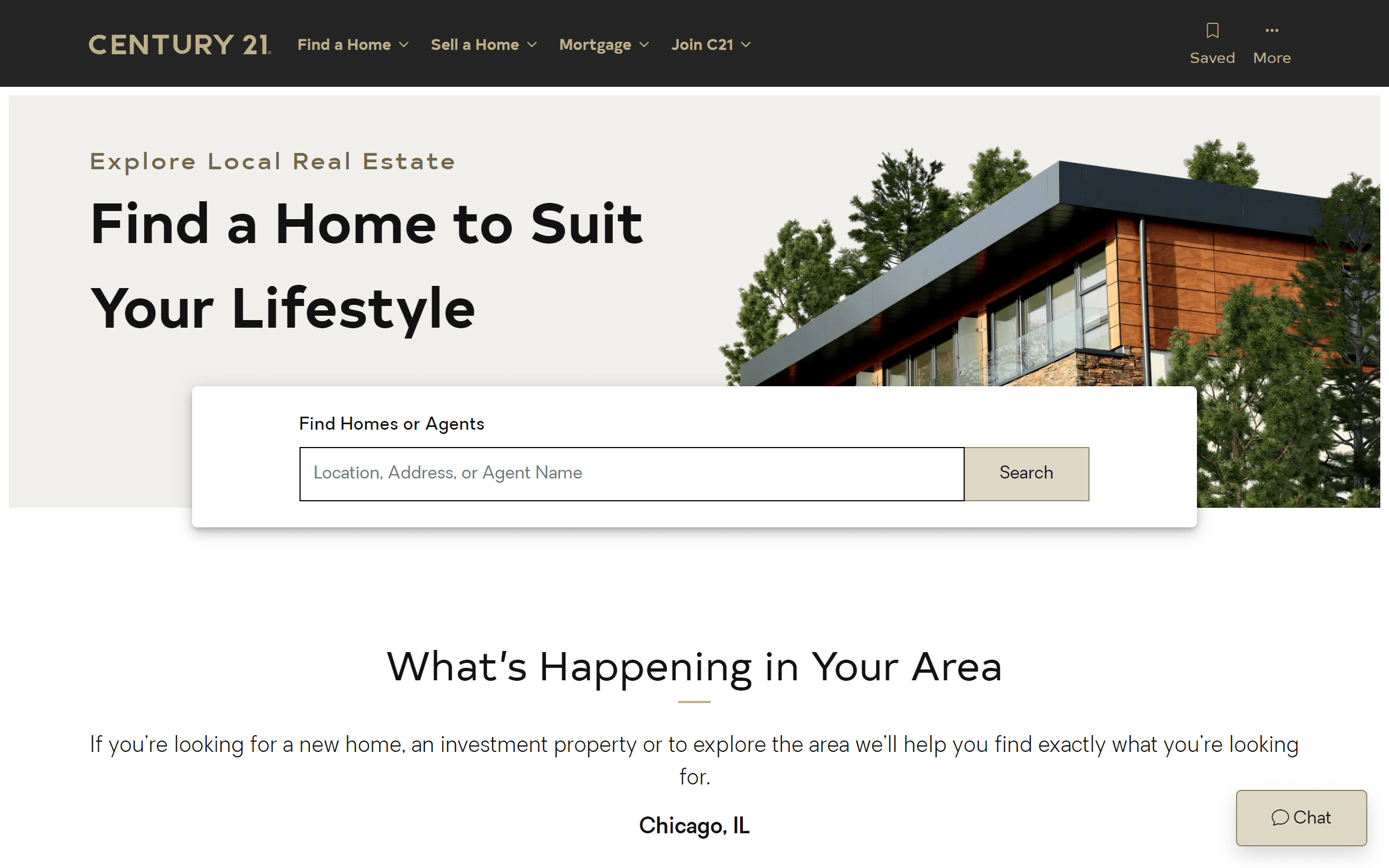 Century21 Real Estate Website