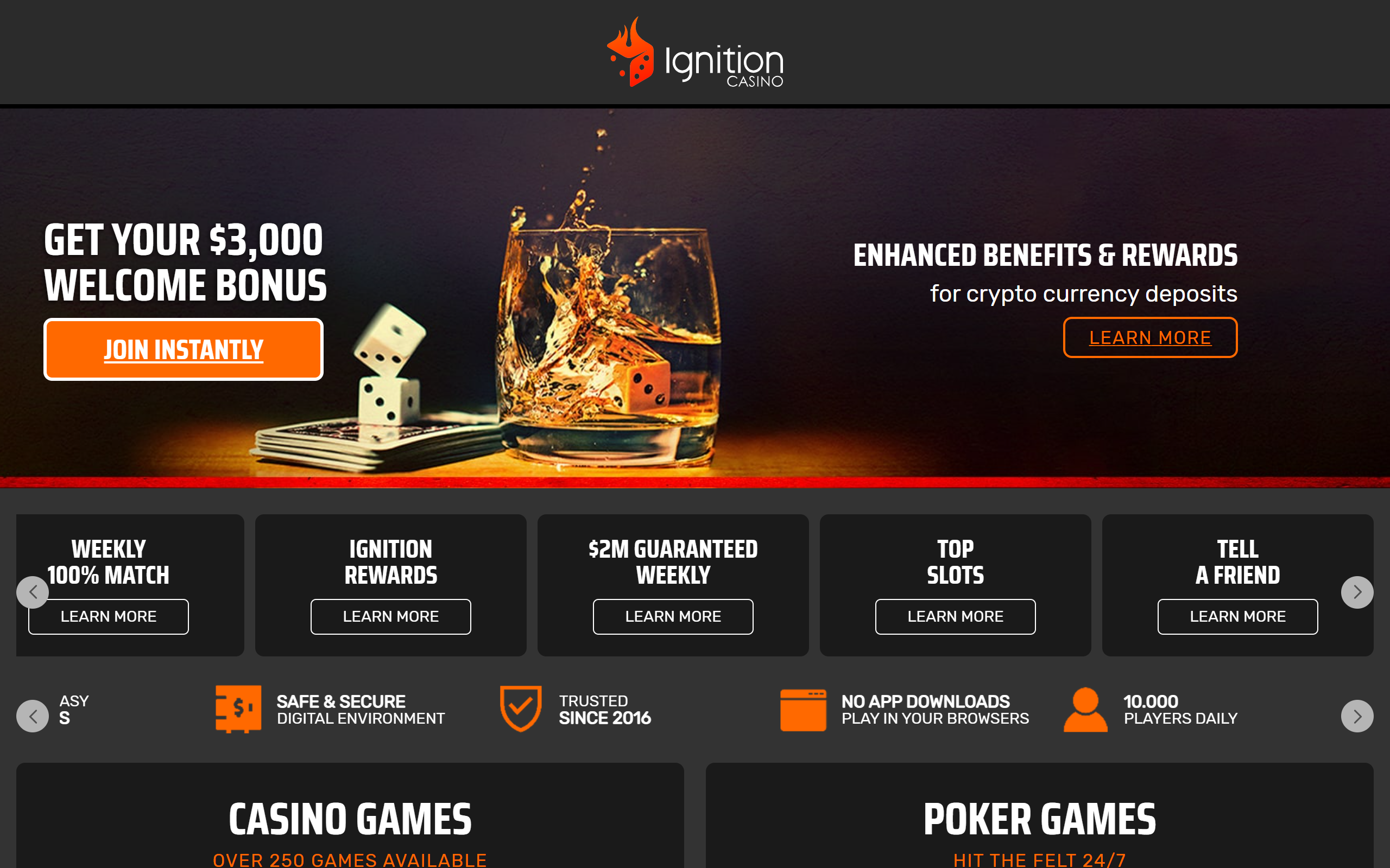 IgnitionCasino Gambling Sites