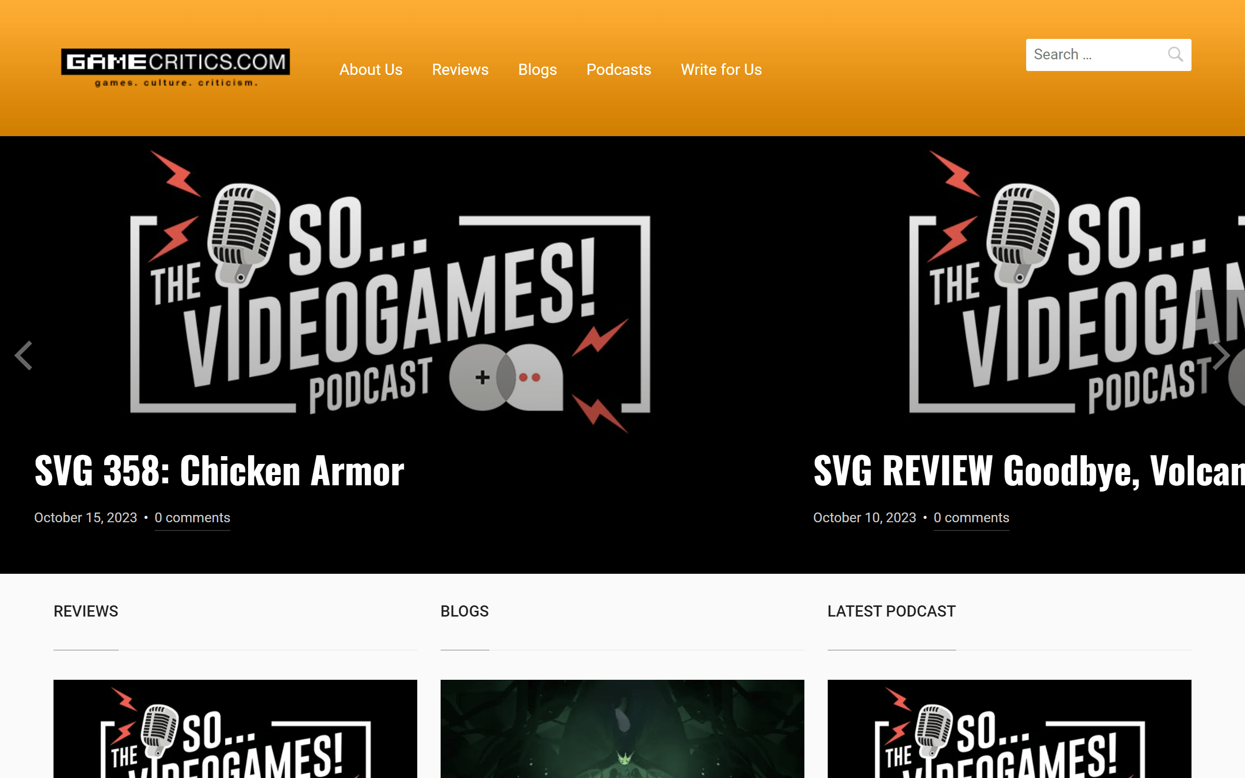 Game Critics gaming blog