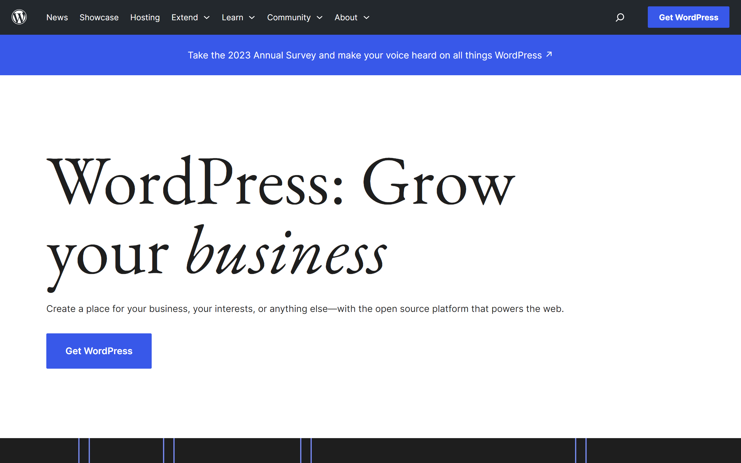 WordPress blogging app
