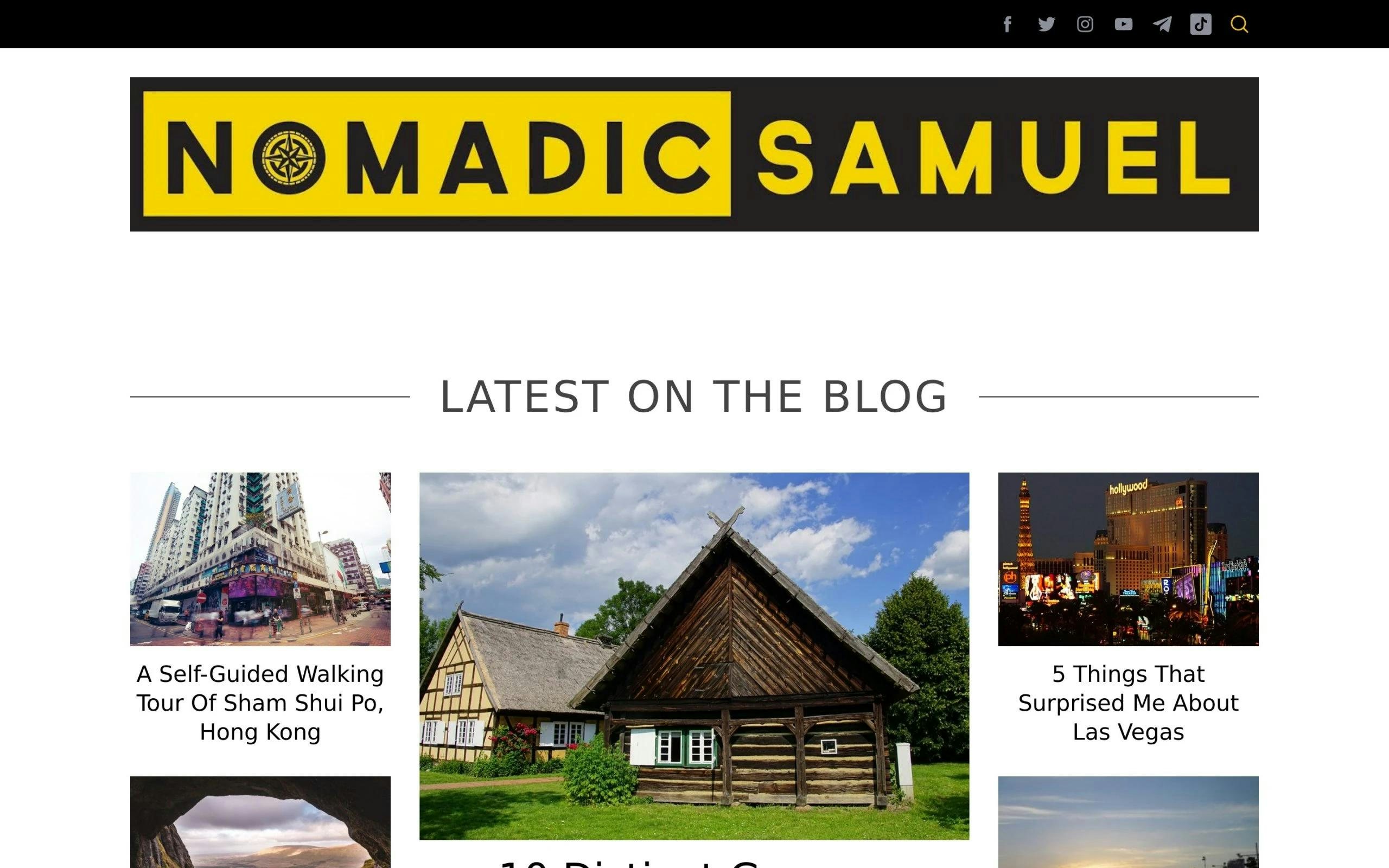 Nomadic Samuel travel blog