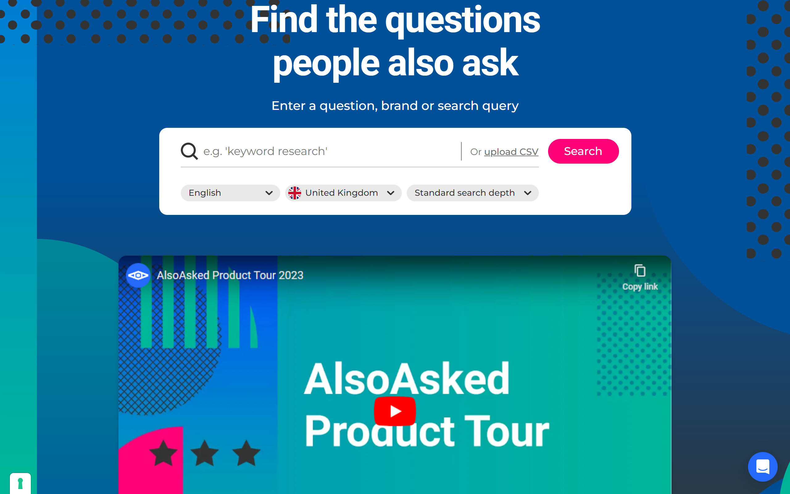 AlsoAsked Content Creation Tool
