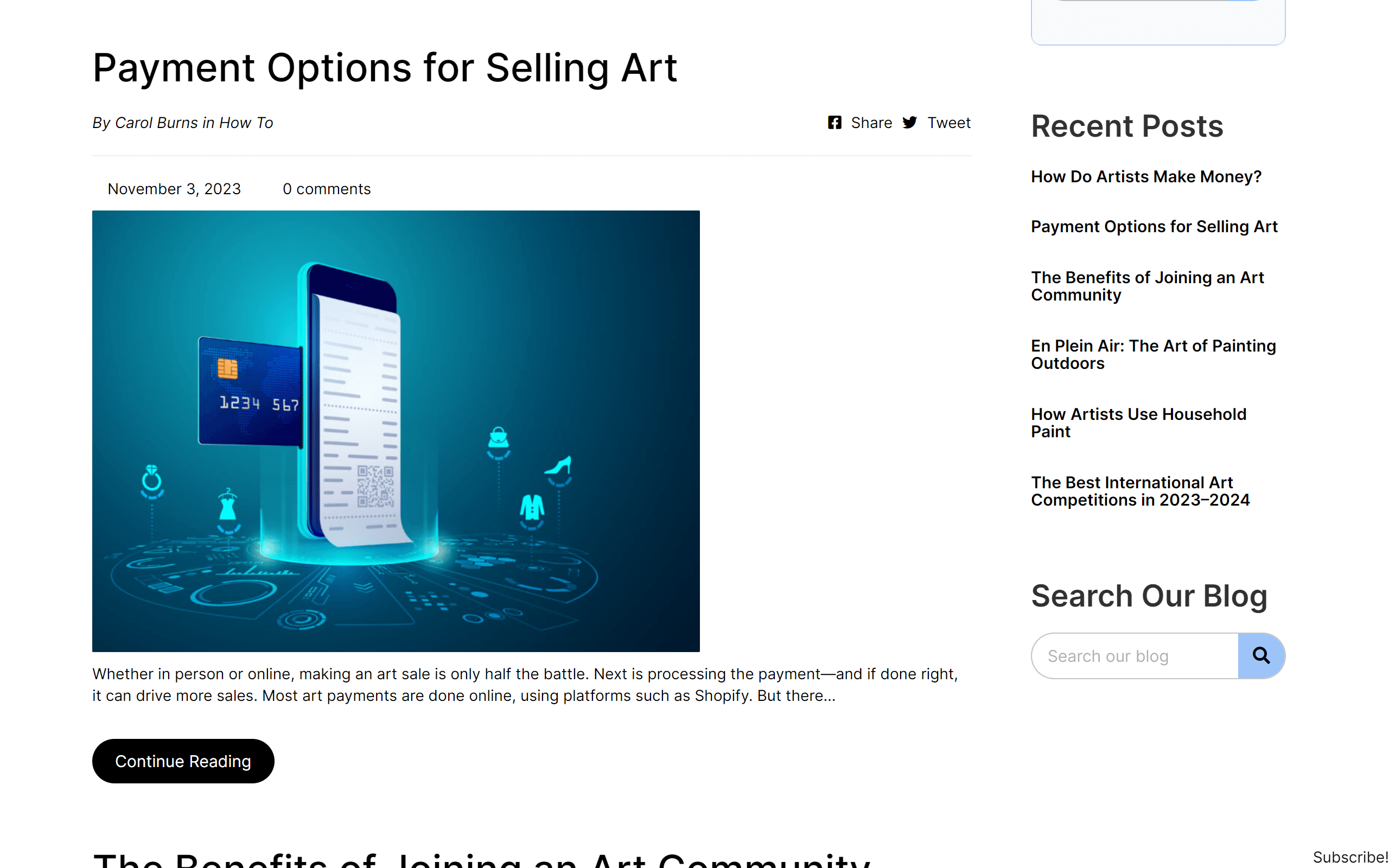 Artweb Blog art blog