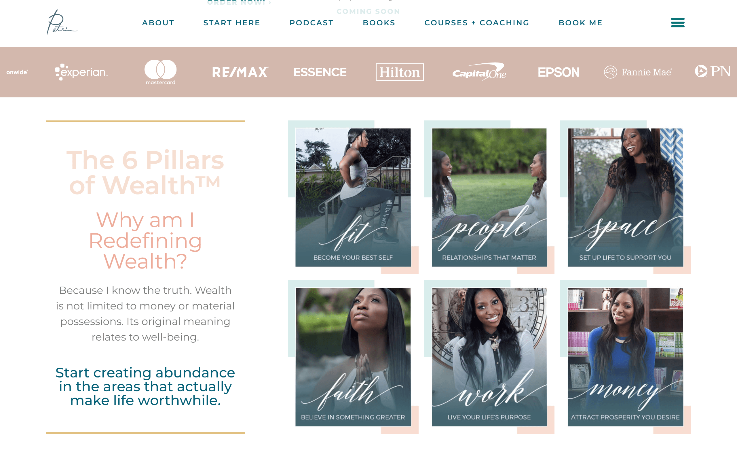Patrice Washington Coaching Website