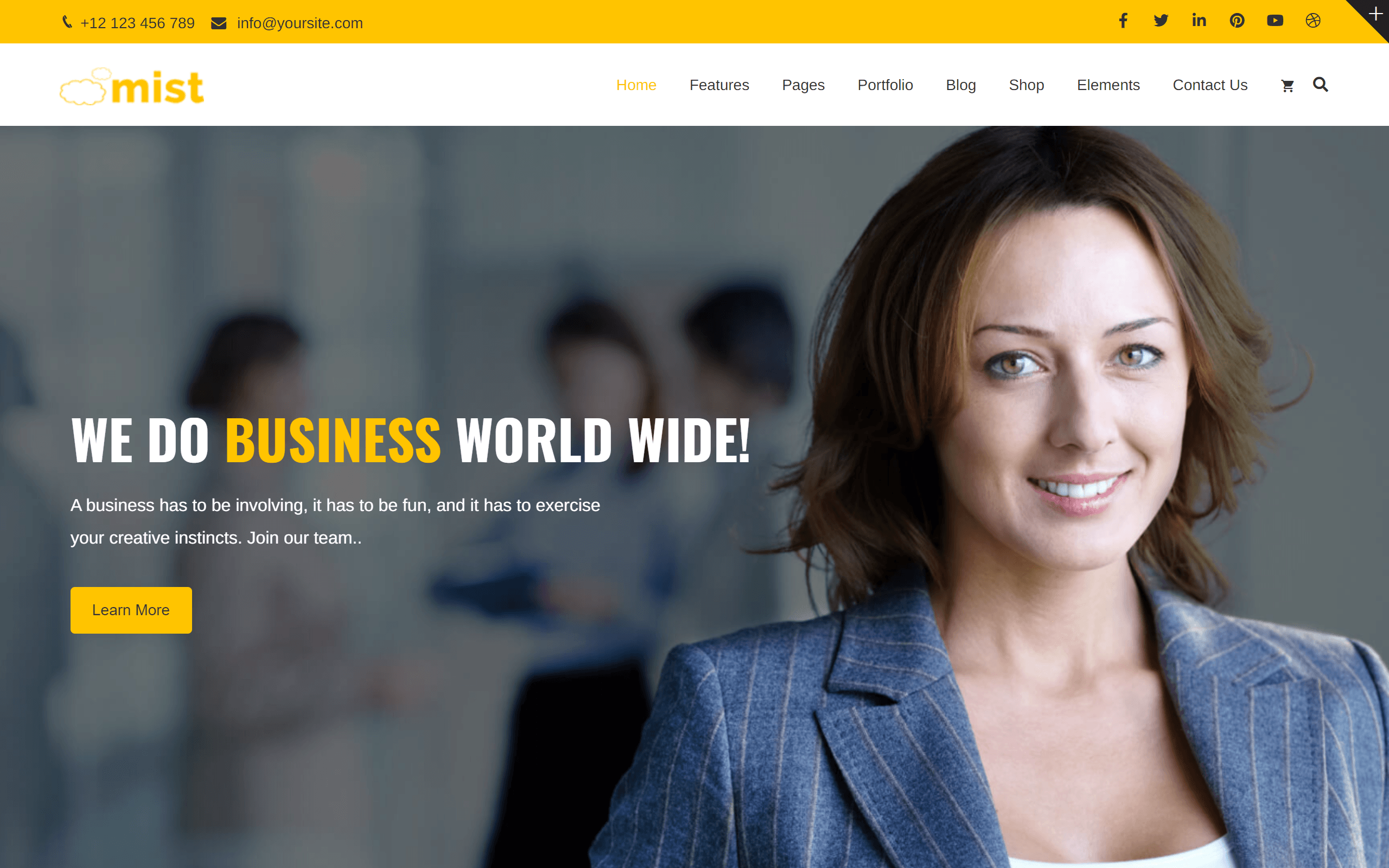 Mist WordPress theme