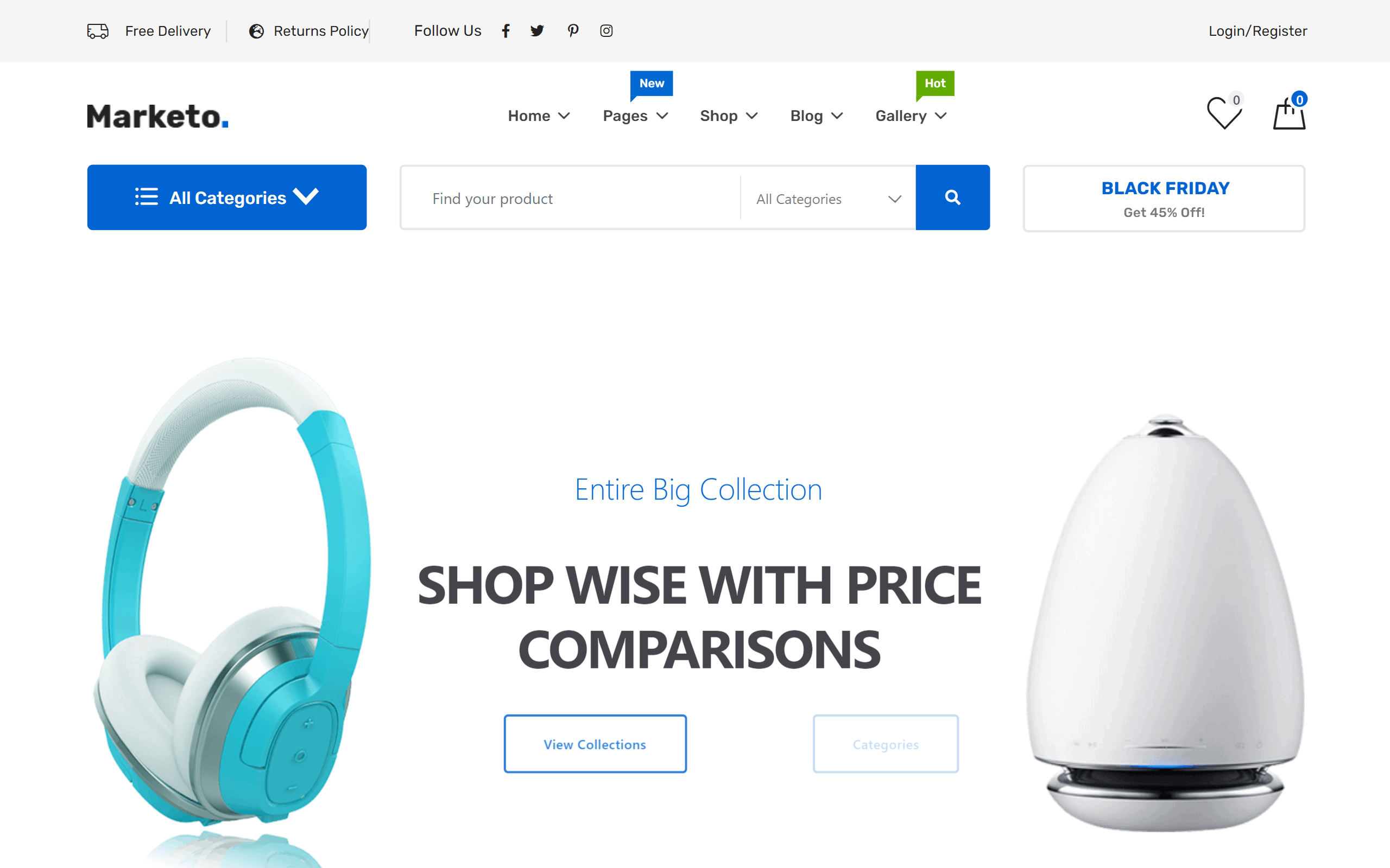 marketo wordpress ecommerce theme