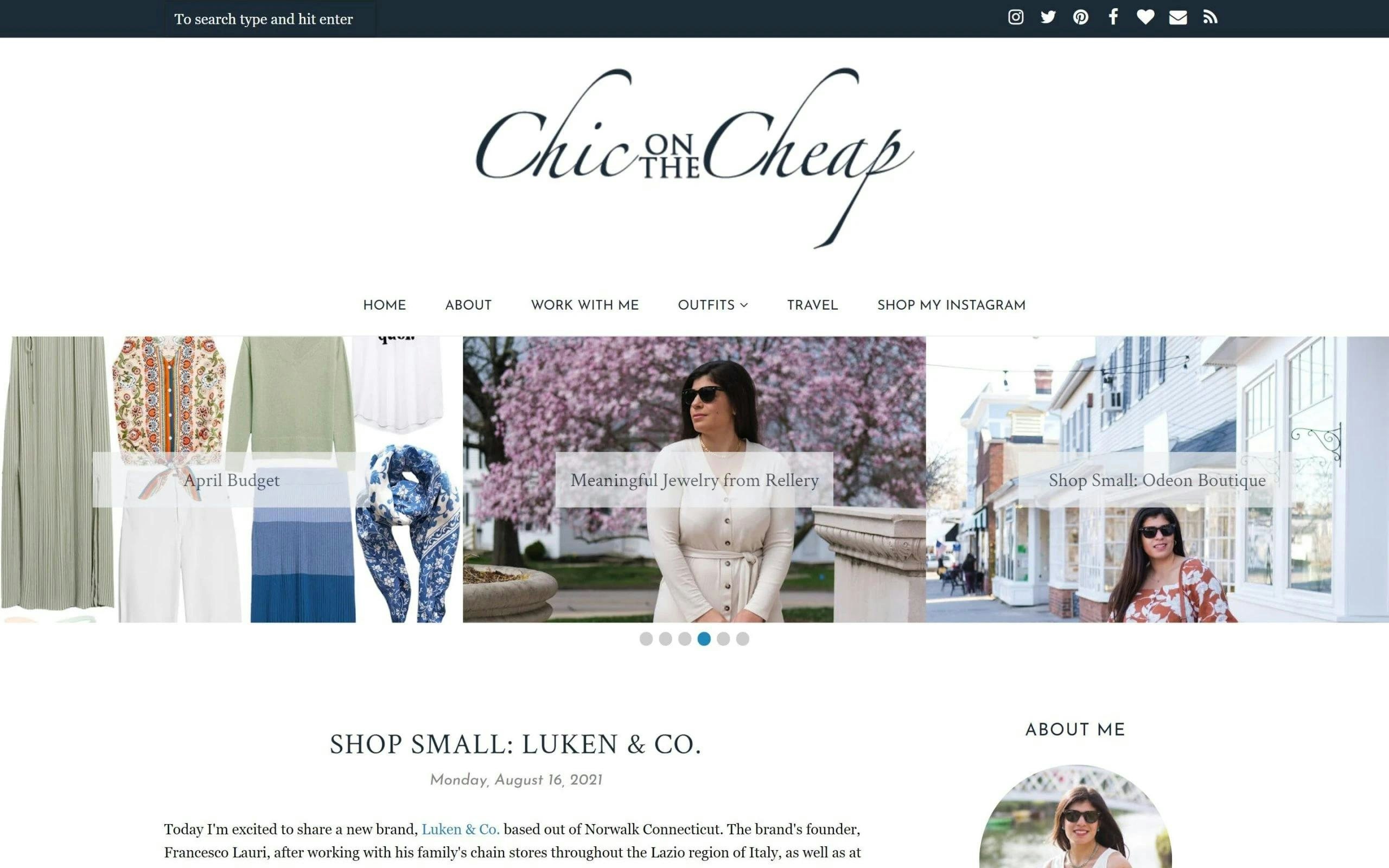 Chic on the Cheap thrift fashion blog