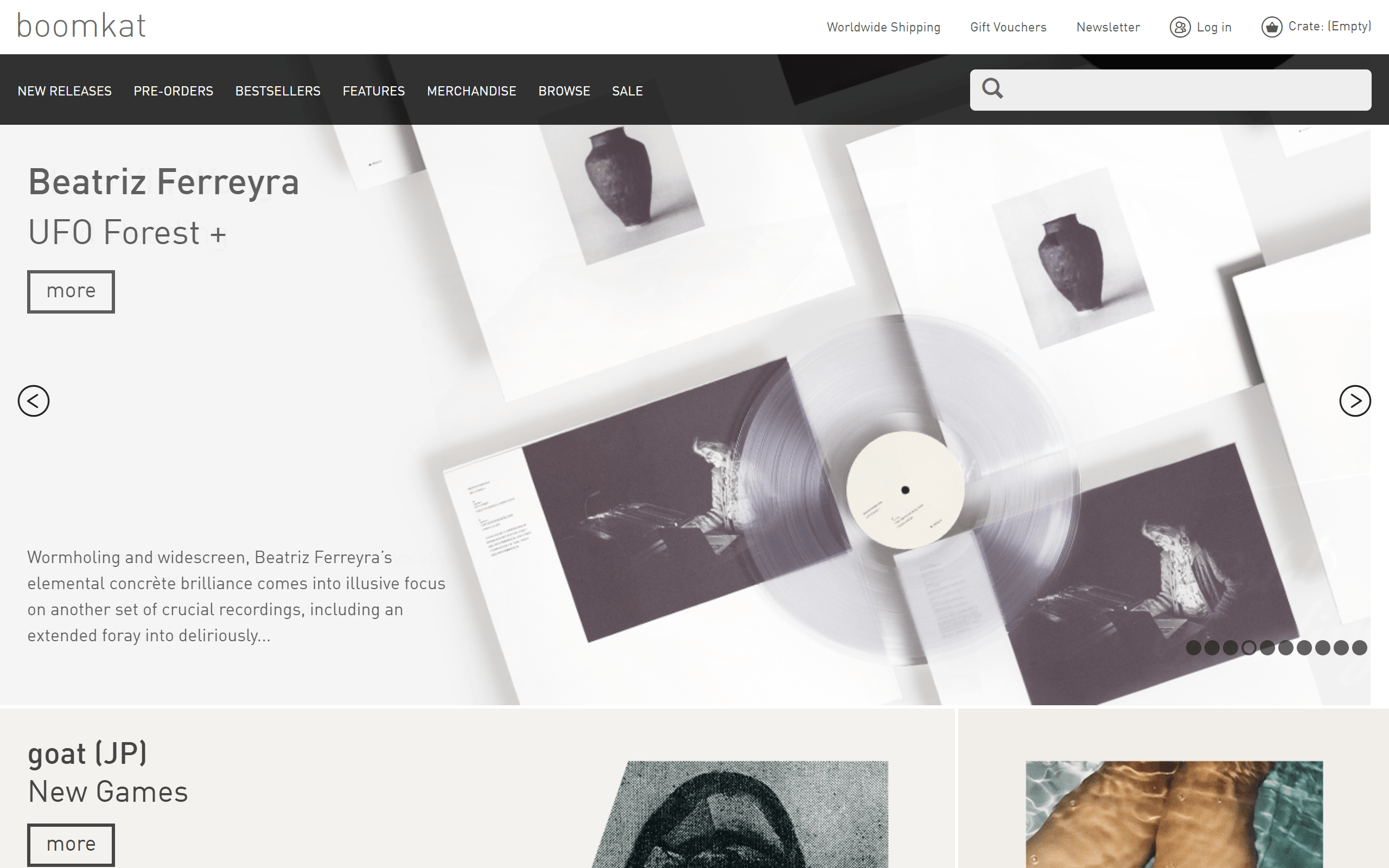 Boomkat Music Website