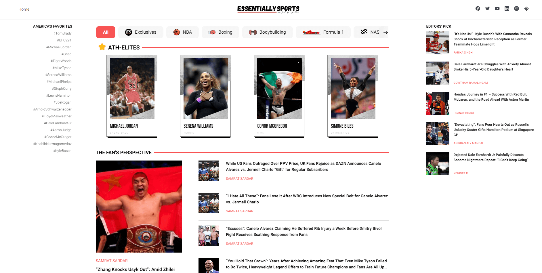 EssentiallySports blog