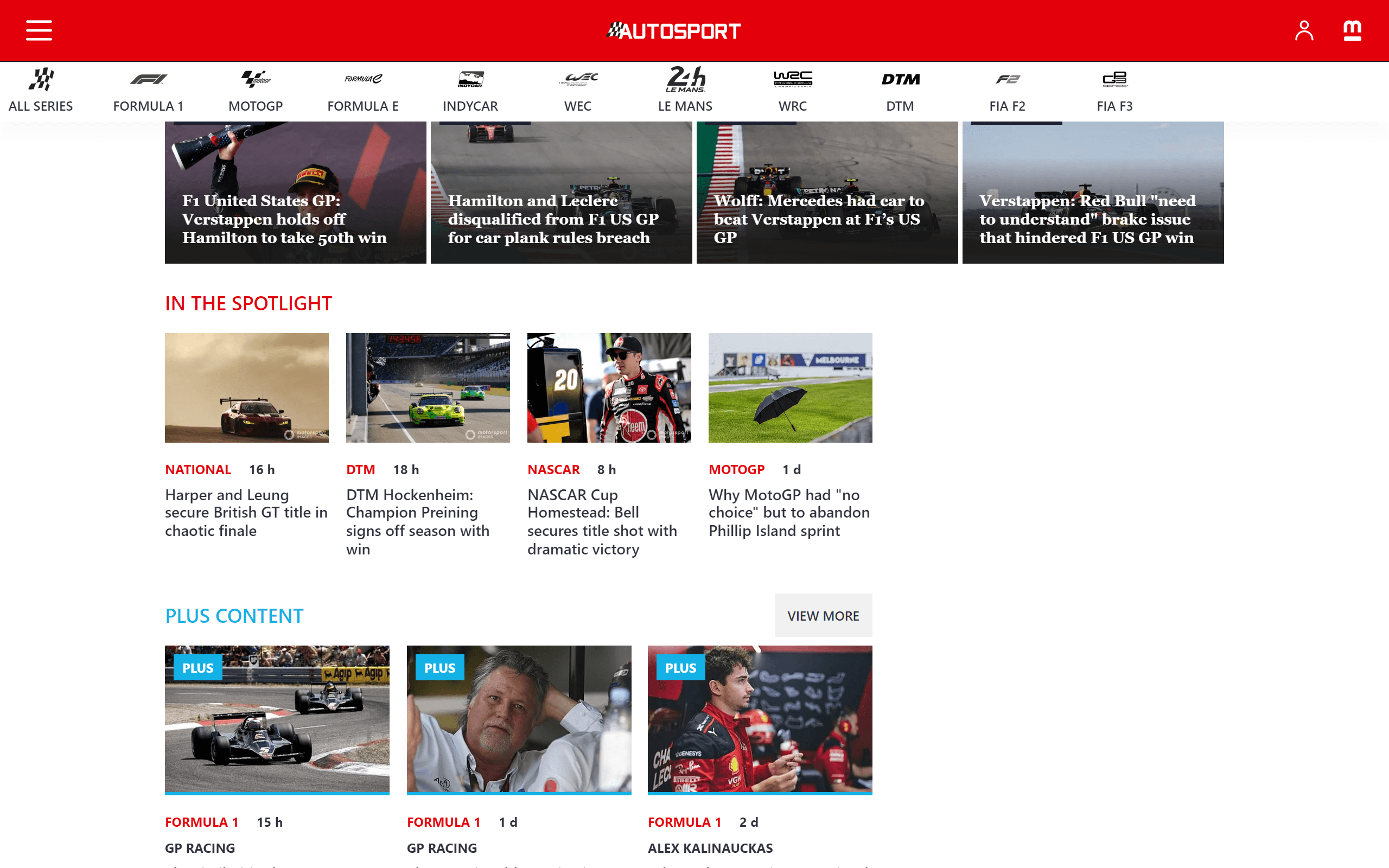 Autosport car blog