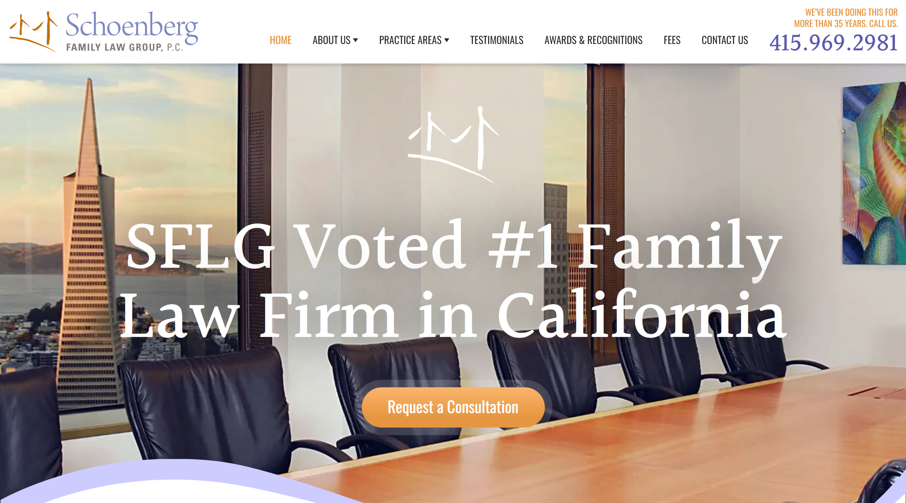 Schoenberg Family Law Group law firm website