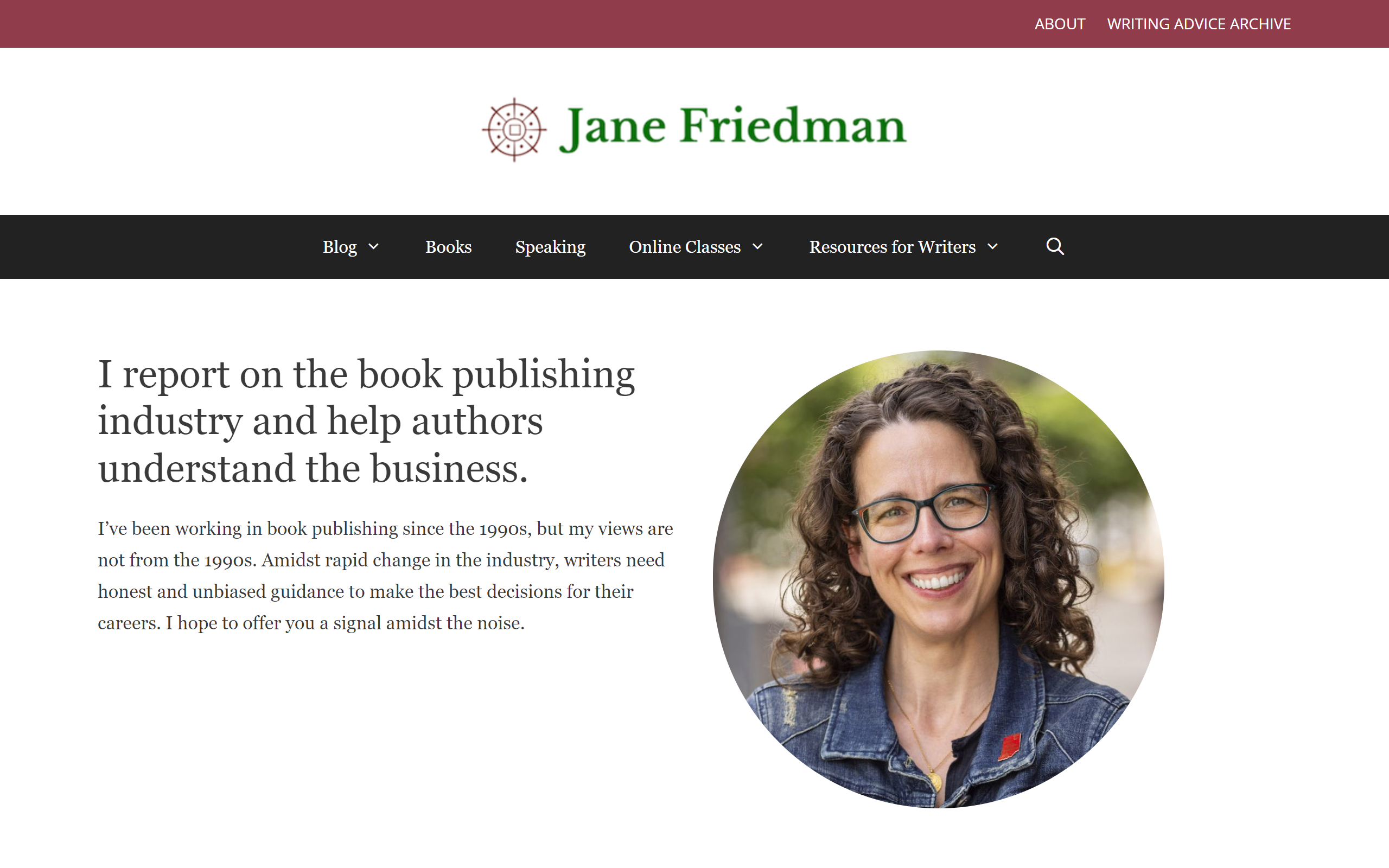 Jane Friedman Websites for Writers