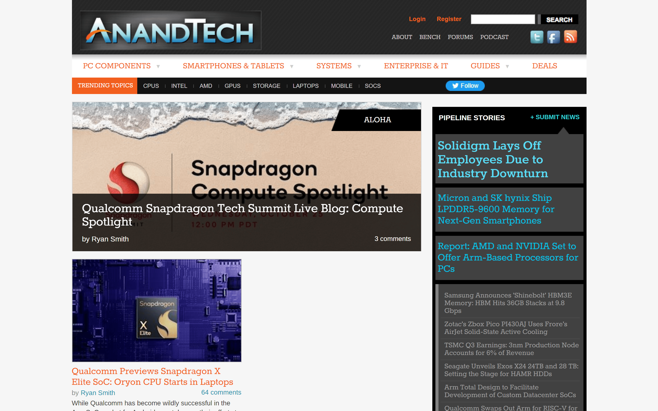 AnandTech Tech Blog