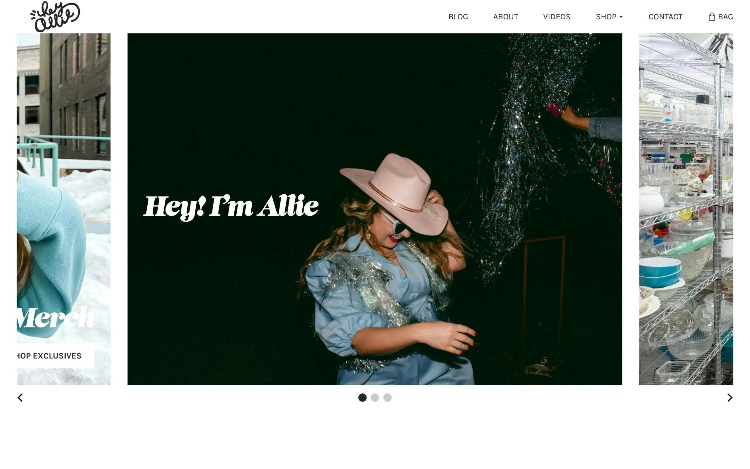 Hey Allie thrift fashion blog
