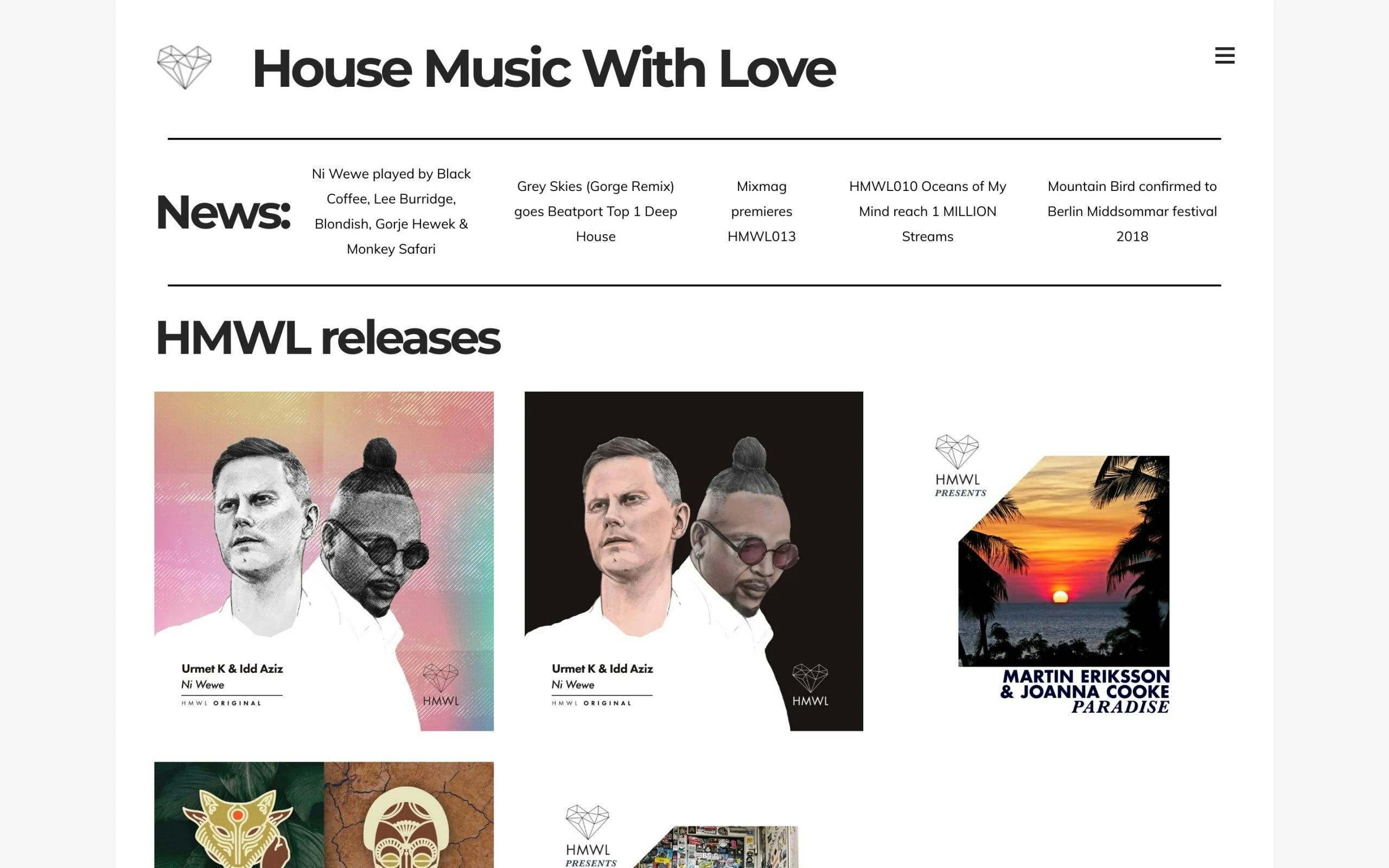 House Music With Love music blog
