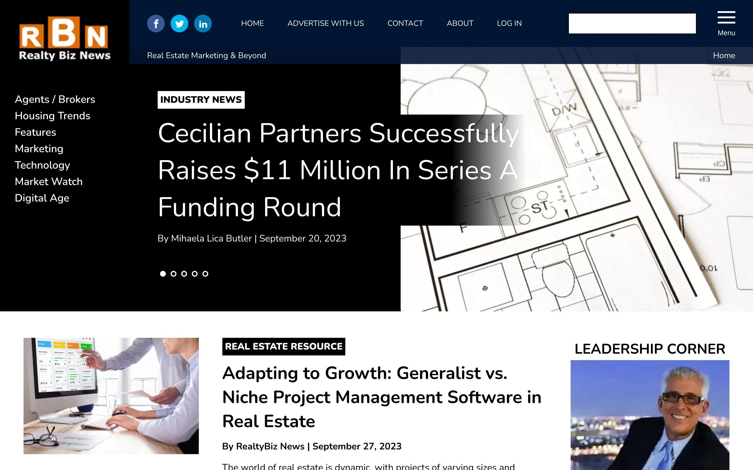 Realty Biz News real estate blog