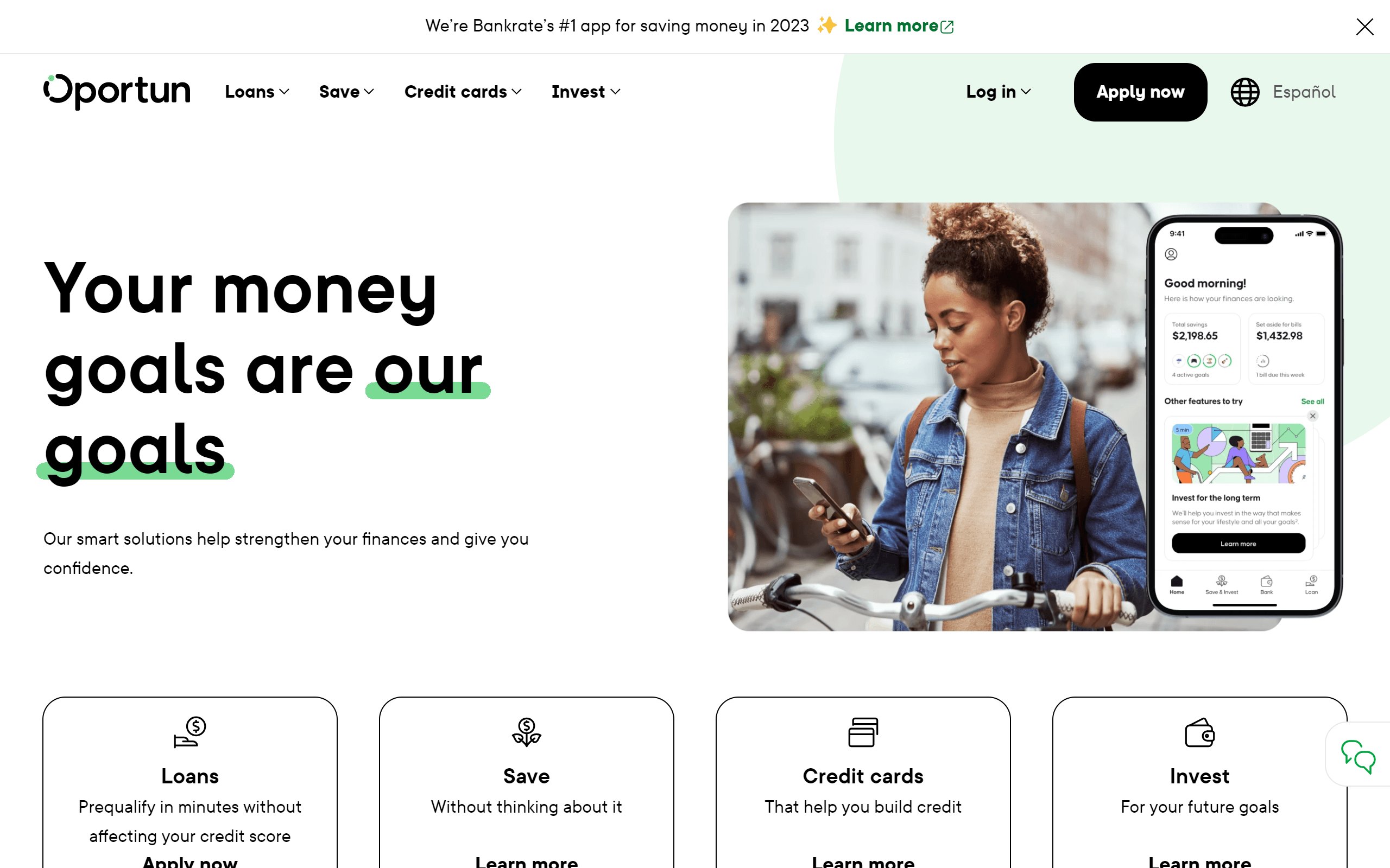Oportun budgeting app