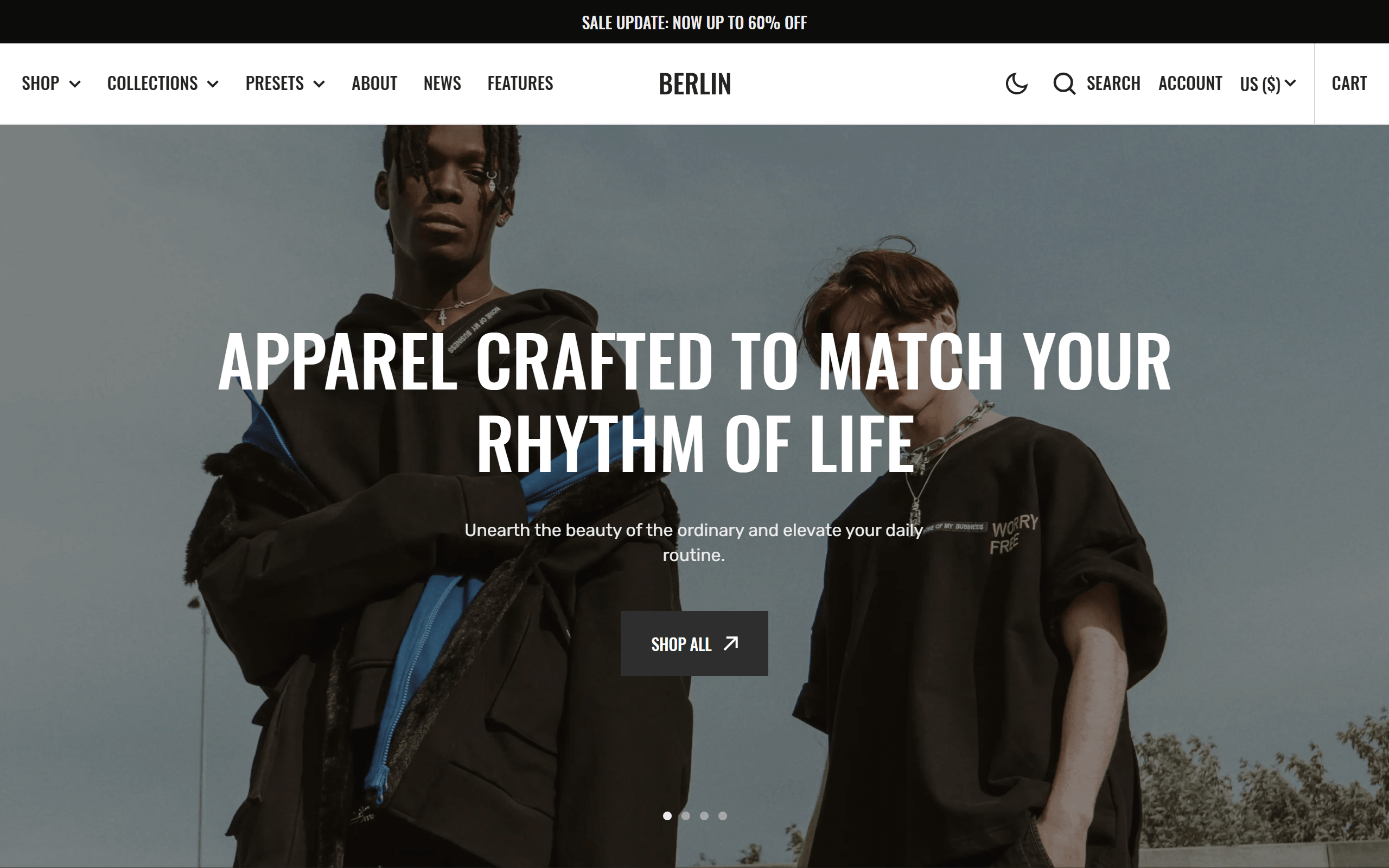 Berlin Shopify Fashion Theme