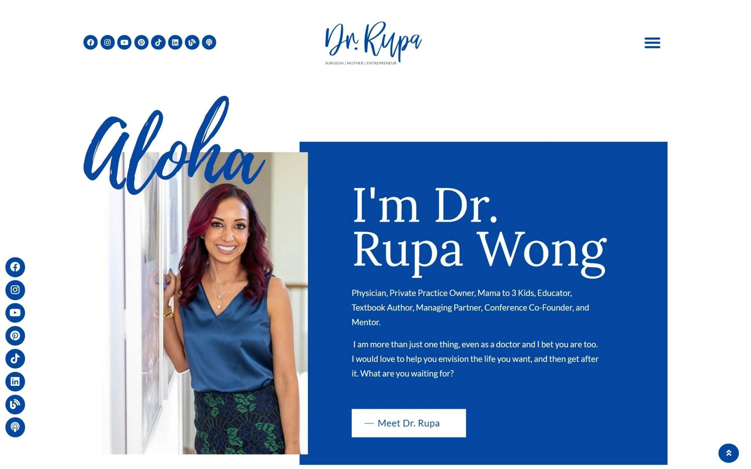 Dr. Rupa Wong mom blogs