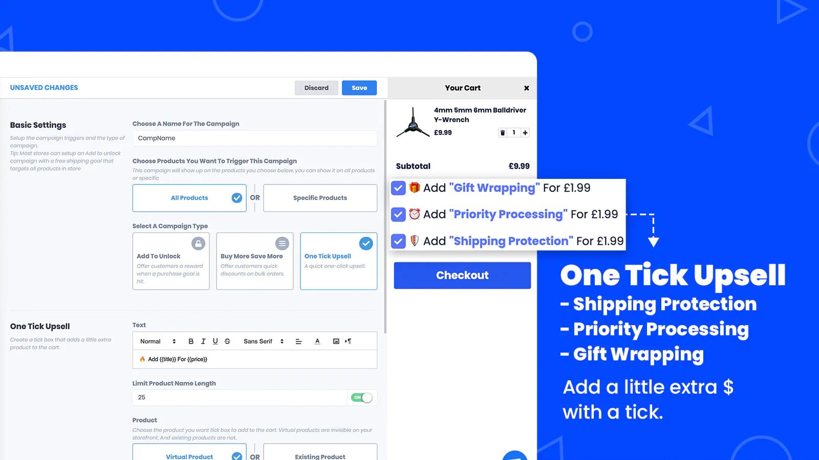 Monster Cart Upsell+Free Gifts Shopify App